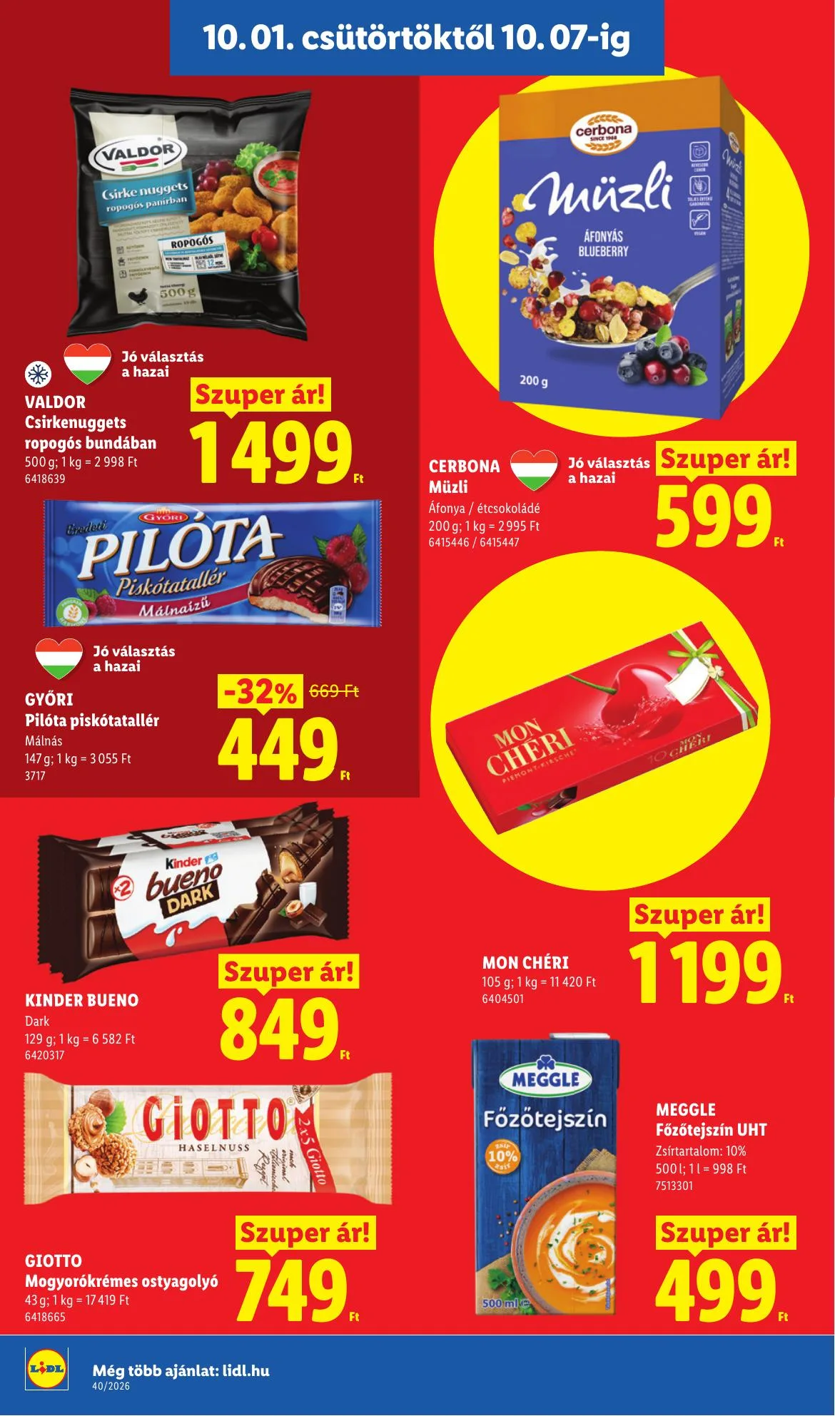 Lidl akciós újság 10.01–10.07 – 18. oldal