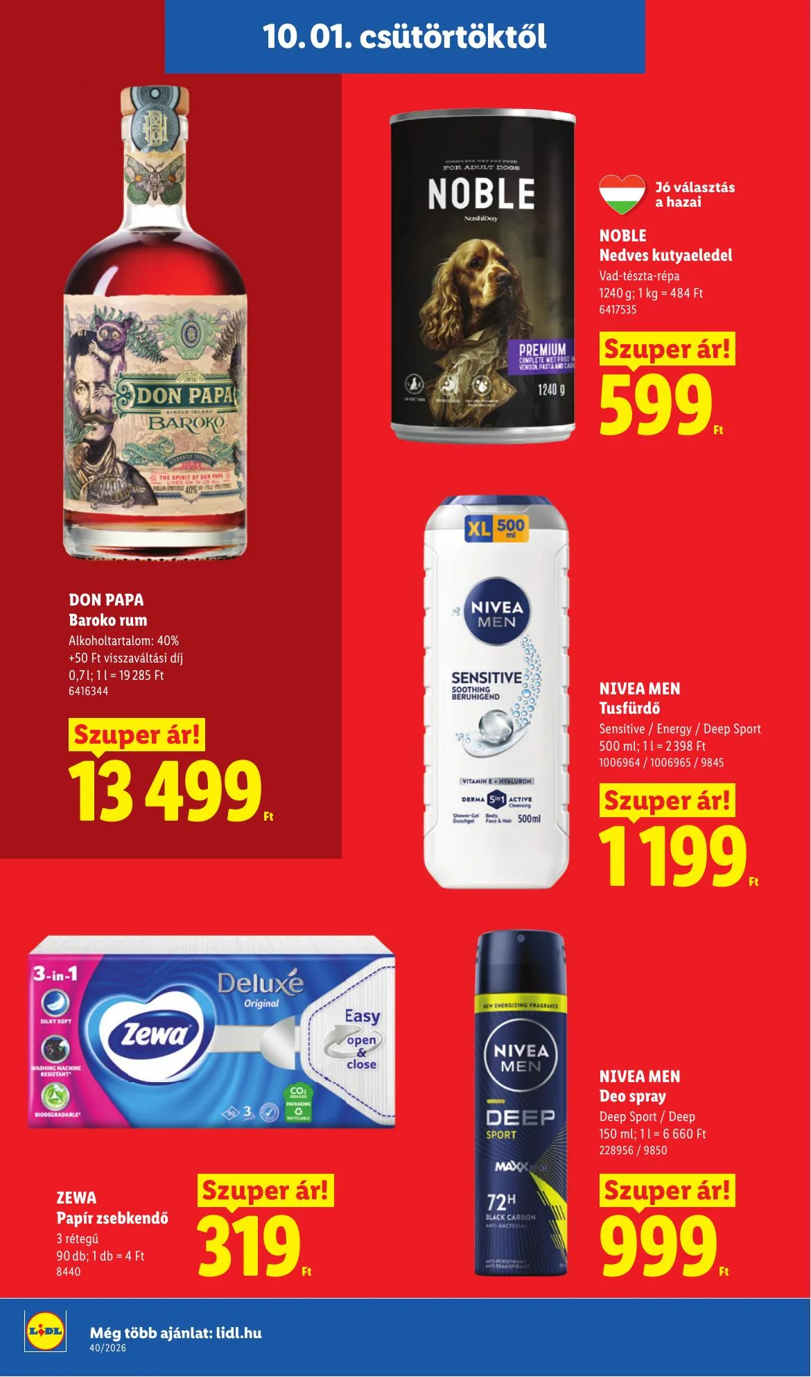 Lidl akciós újság 10.01–10.07 – 20. oldal