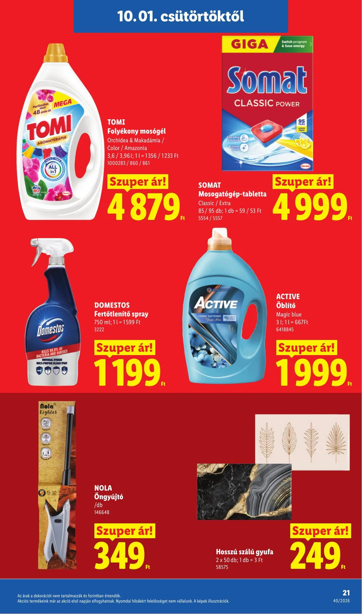 Lidl akciós újság 10.01–10.07 – 21. oldal
