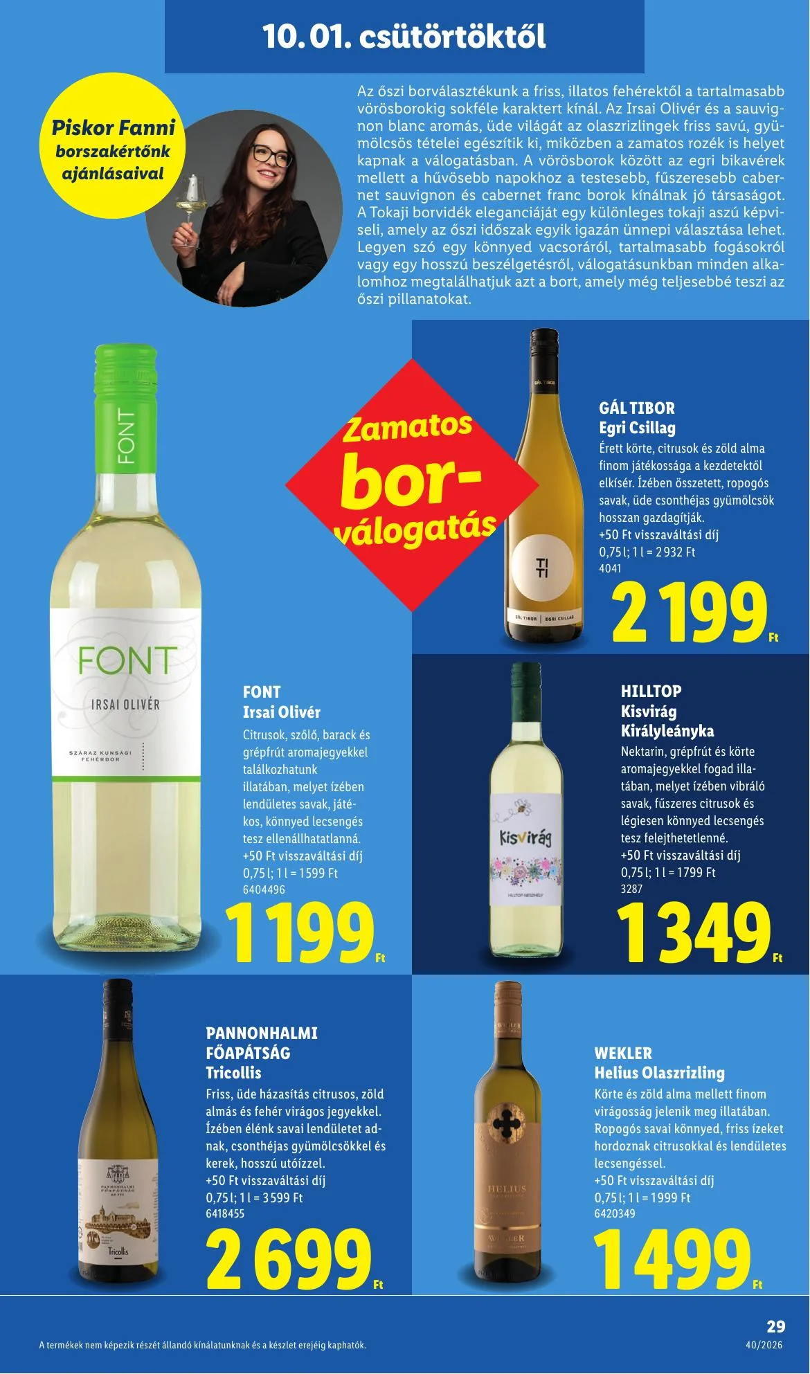 Lidl akciós újság 10.01–10.07 – 29. oldal