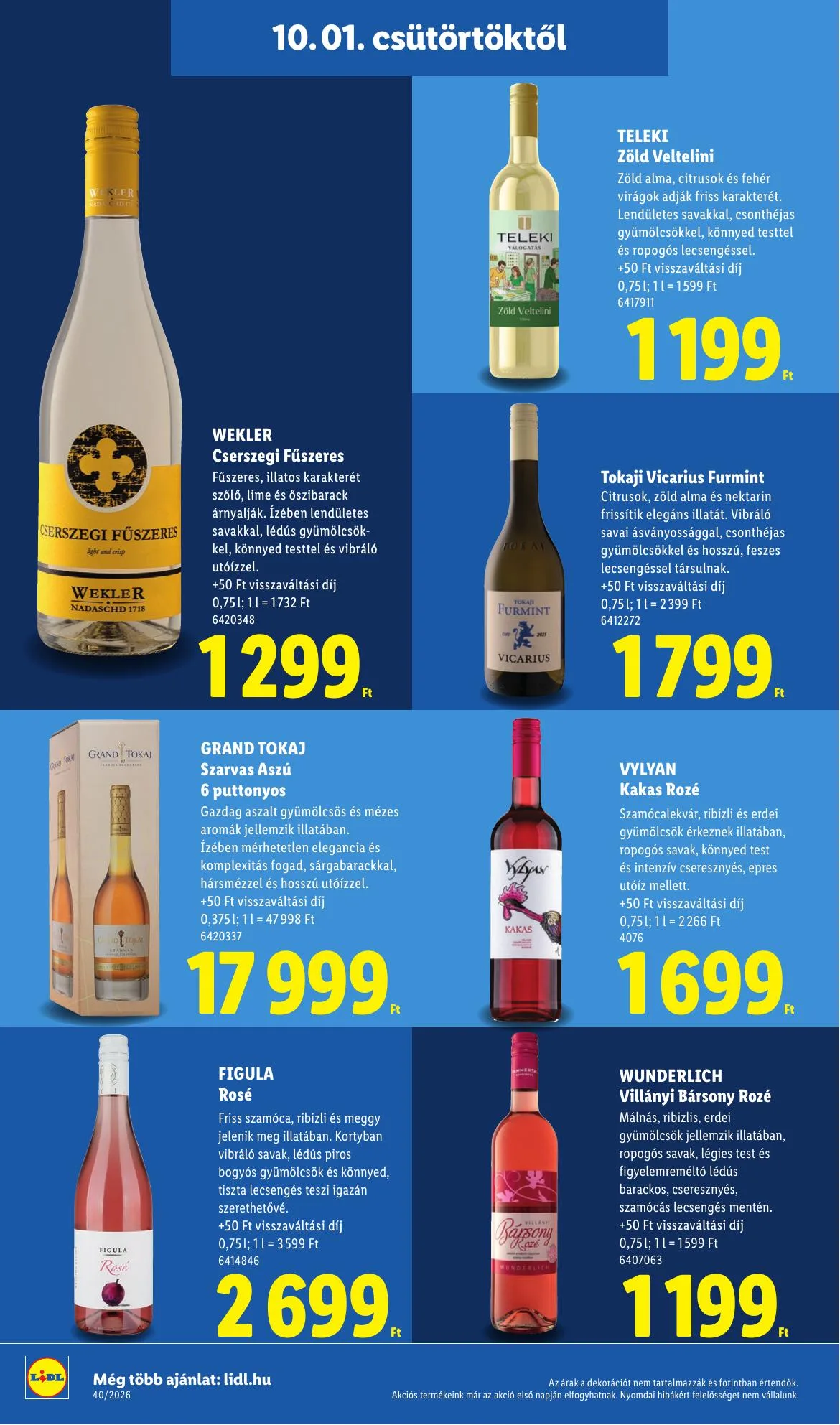 Lidl akciós újság 10.01–10.07 – 30. oldal