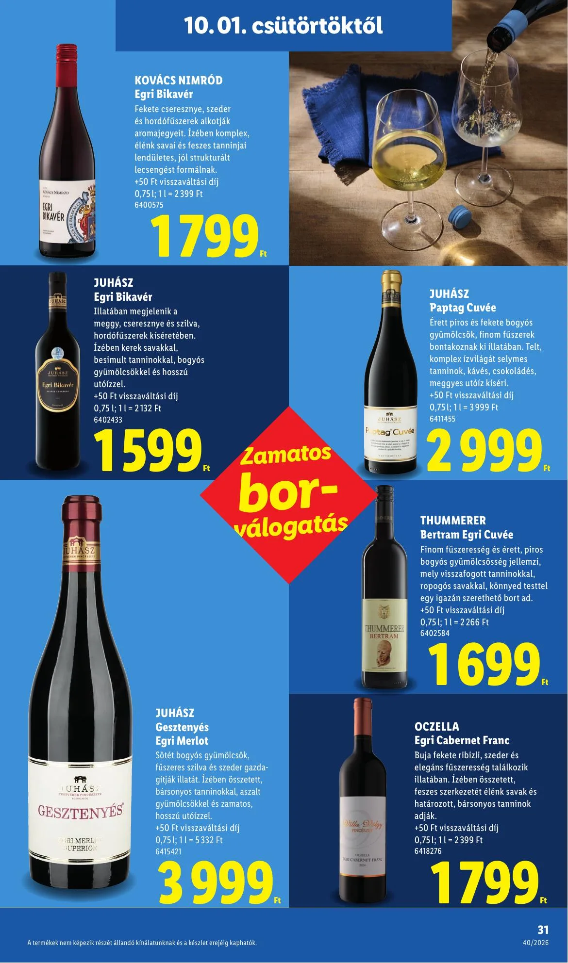 Lidl akciós újság 10.01–10.07 – 31. oldal