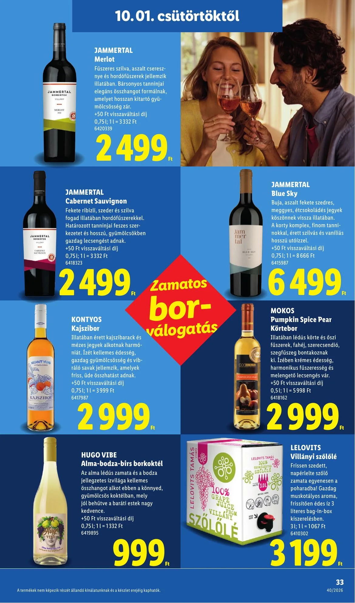 Lidl akciós újság 10.01–10.07 – 33. oldal