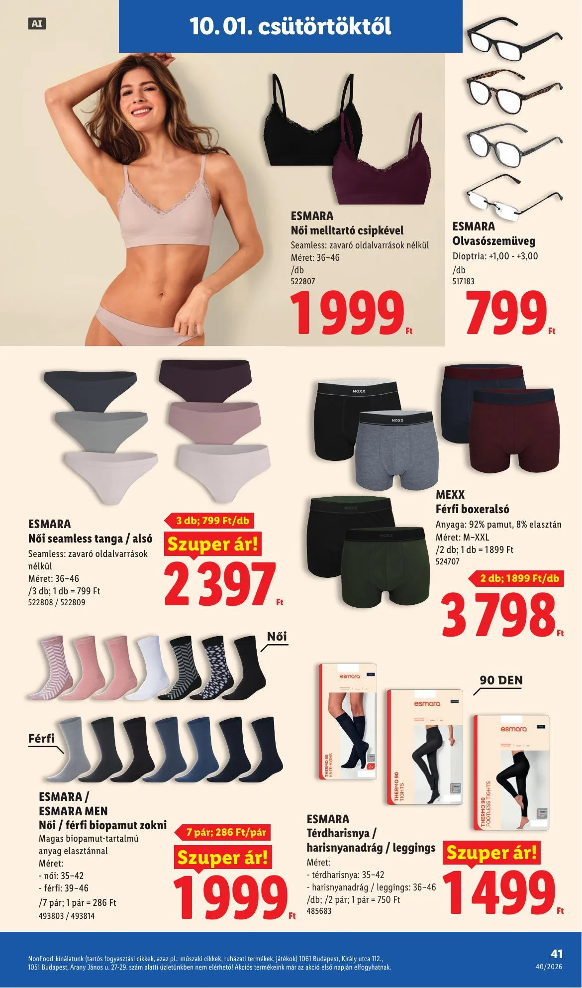 Lidl akciós újság 10.01–10.07 – 41. oldal