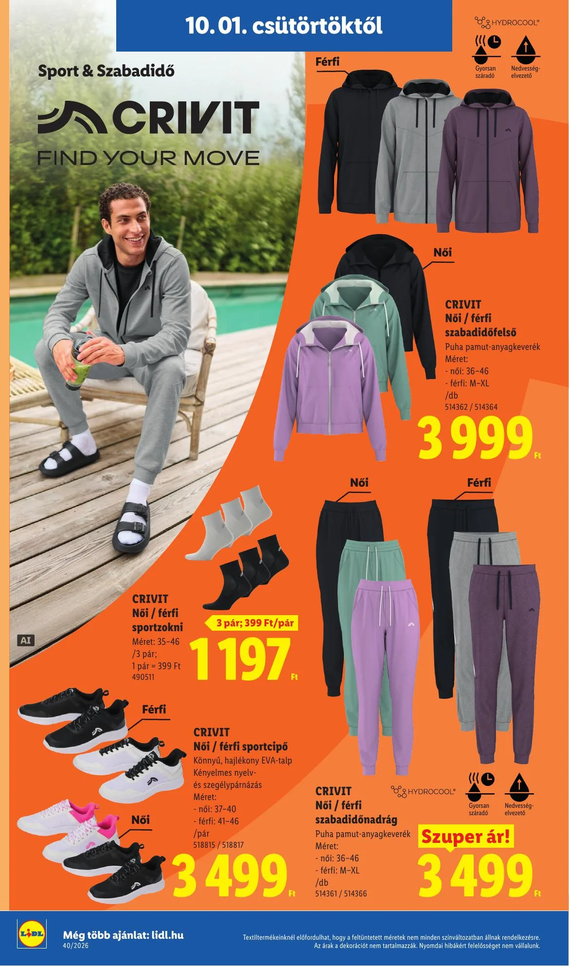 Lidl akciós újság 10.01–10.07 – 46. oldal