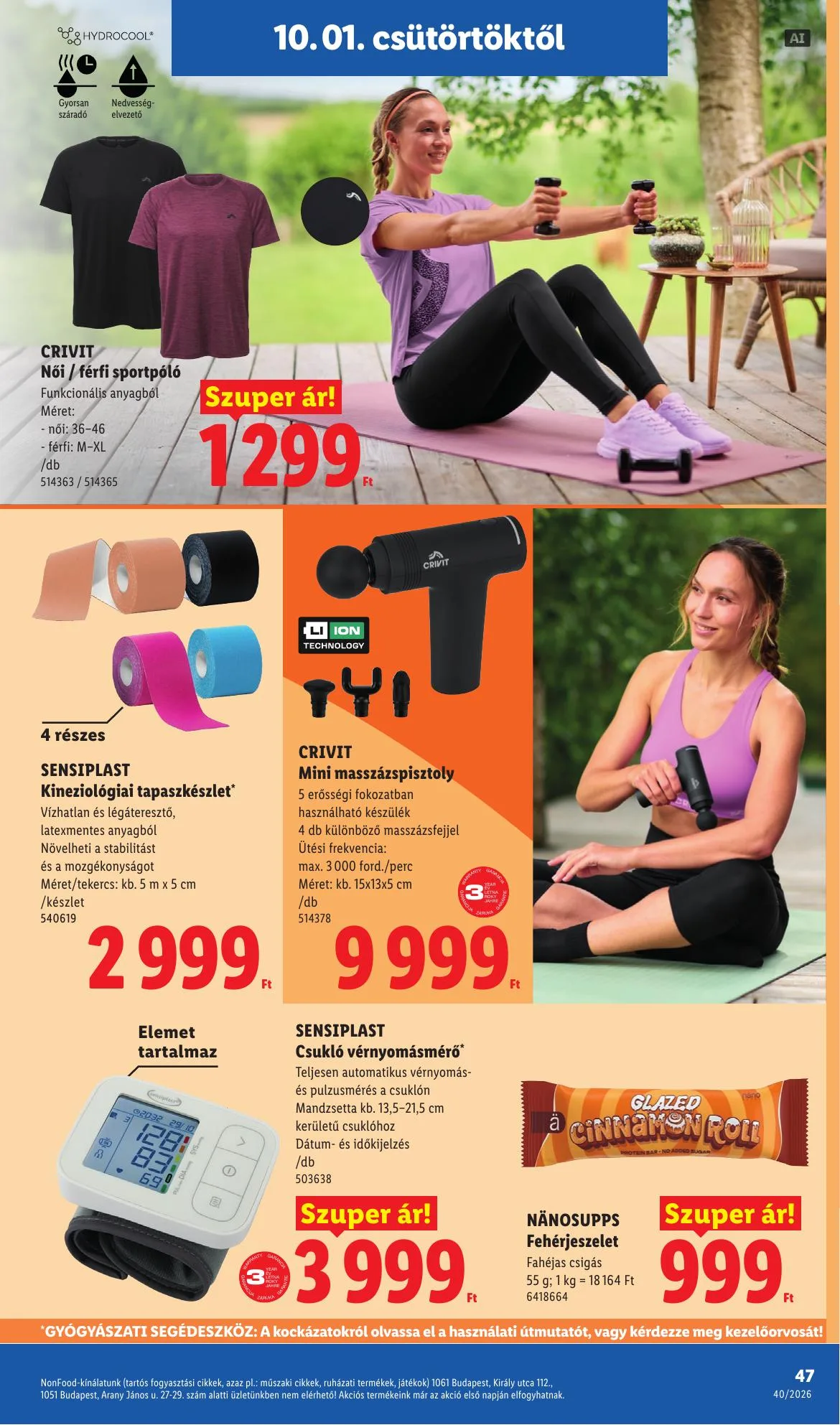 Lidl akciós újság 10.01–10.07 – 47. oldal