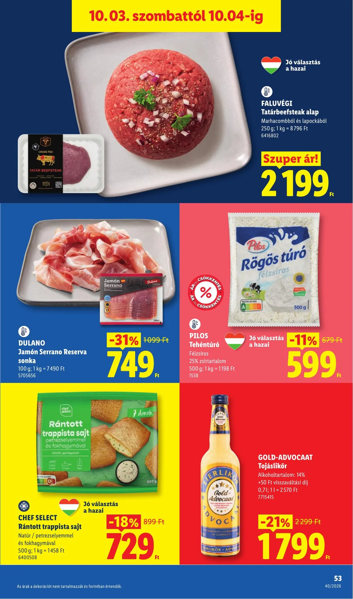 Lidl akciós újság 10.01–10.07 – 53. oldal