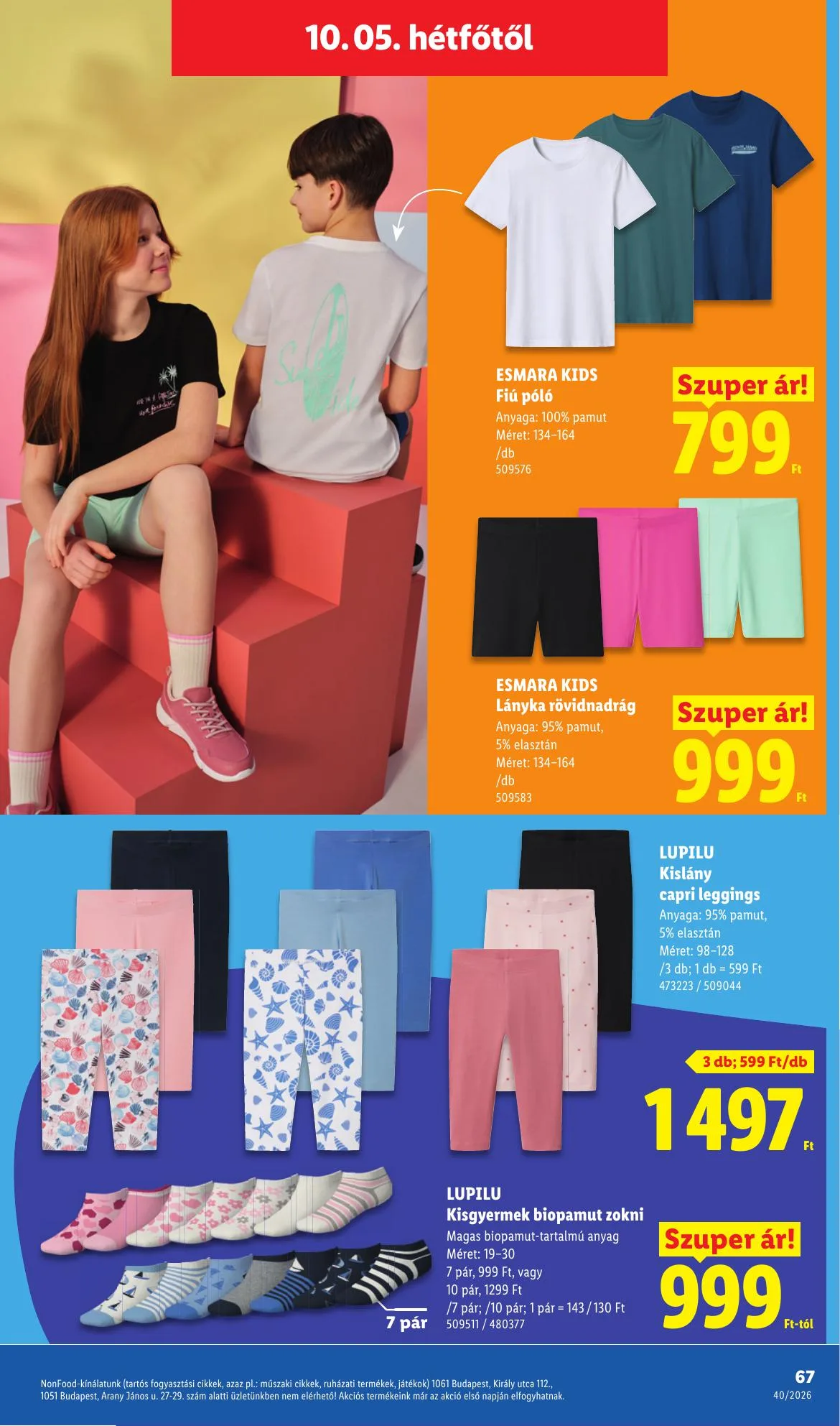 Lidl akciós újság 10.01–10.07 – 67. oldal