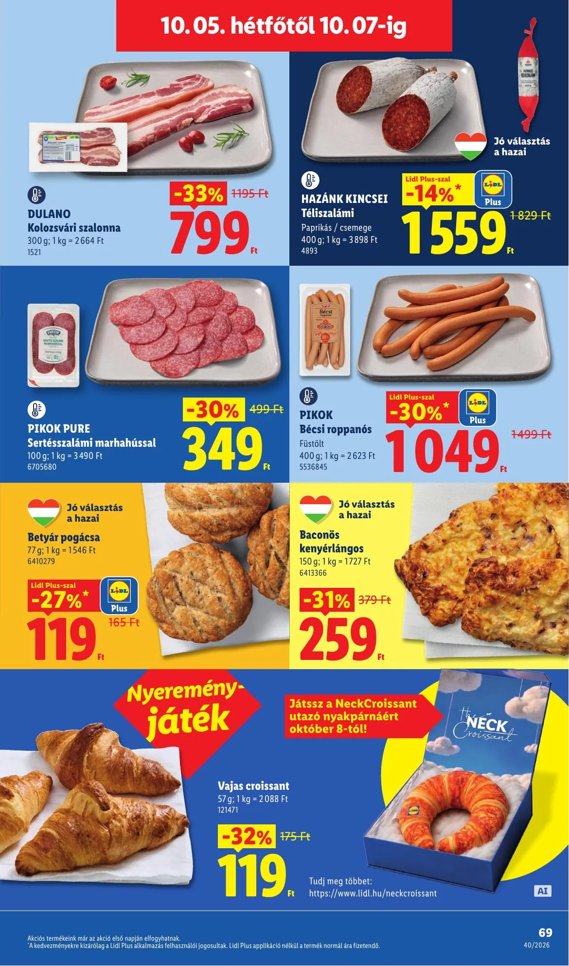 Lidl akciós újság 10.01–10.07 – 69. oldal