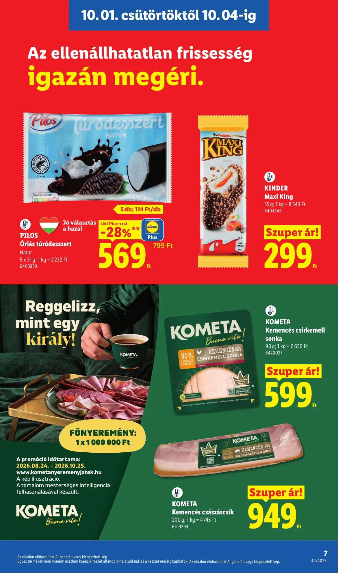 Lidl akciós újság 10.01–10.07 – 7. oldal