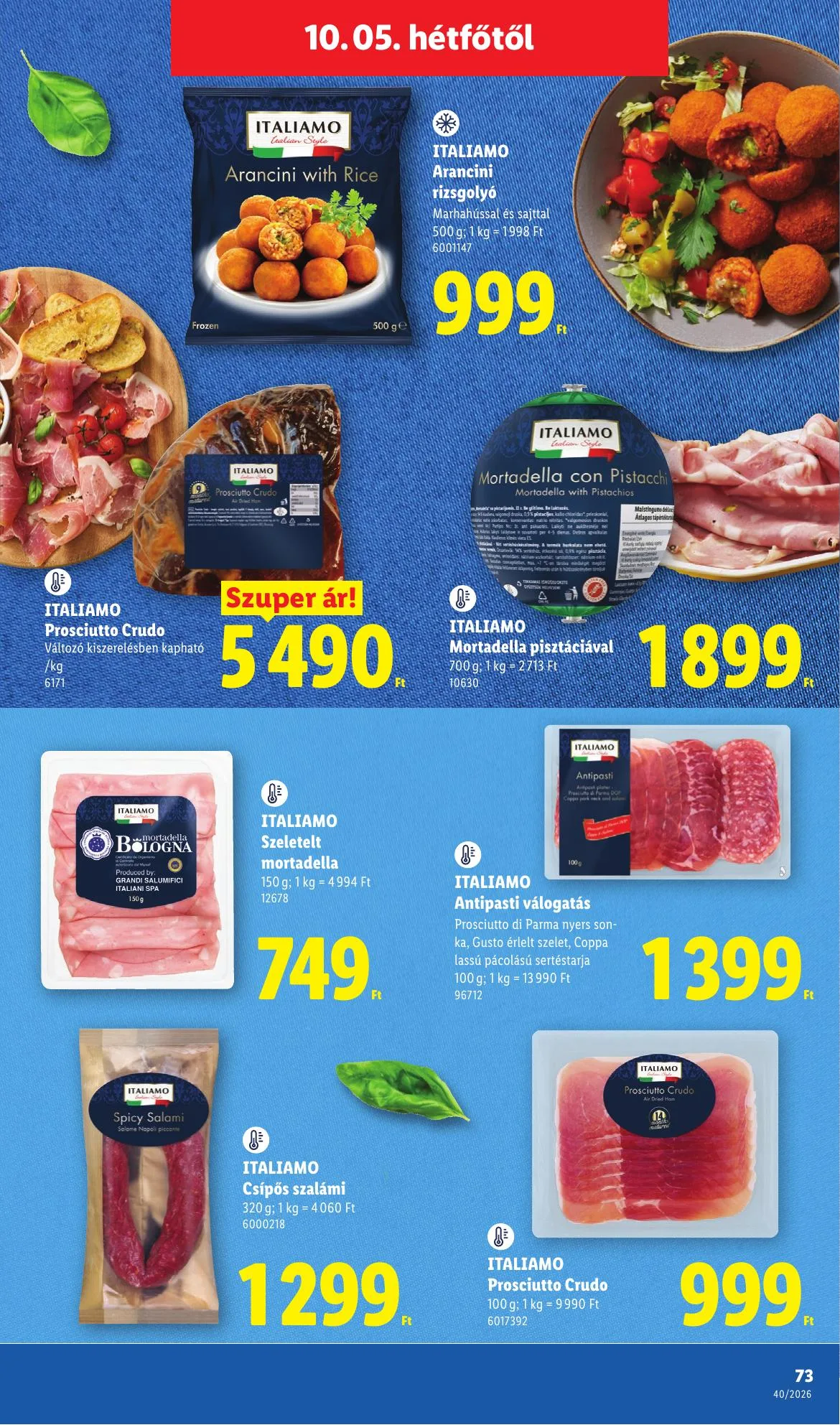Lidl akciós újság 10.01–10.07 – 73. oldal
