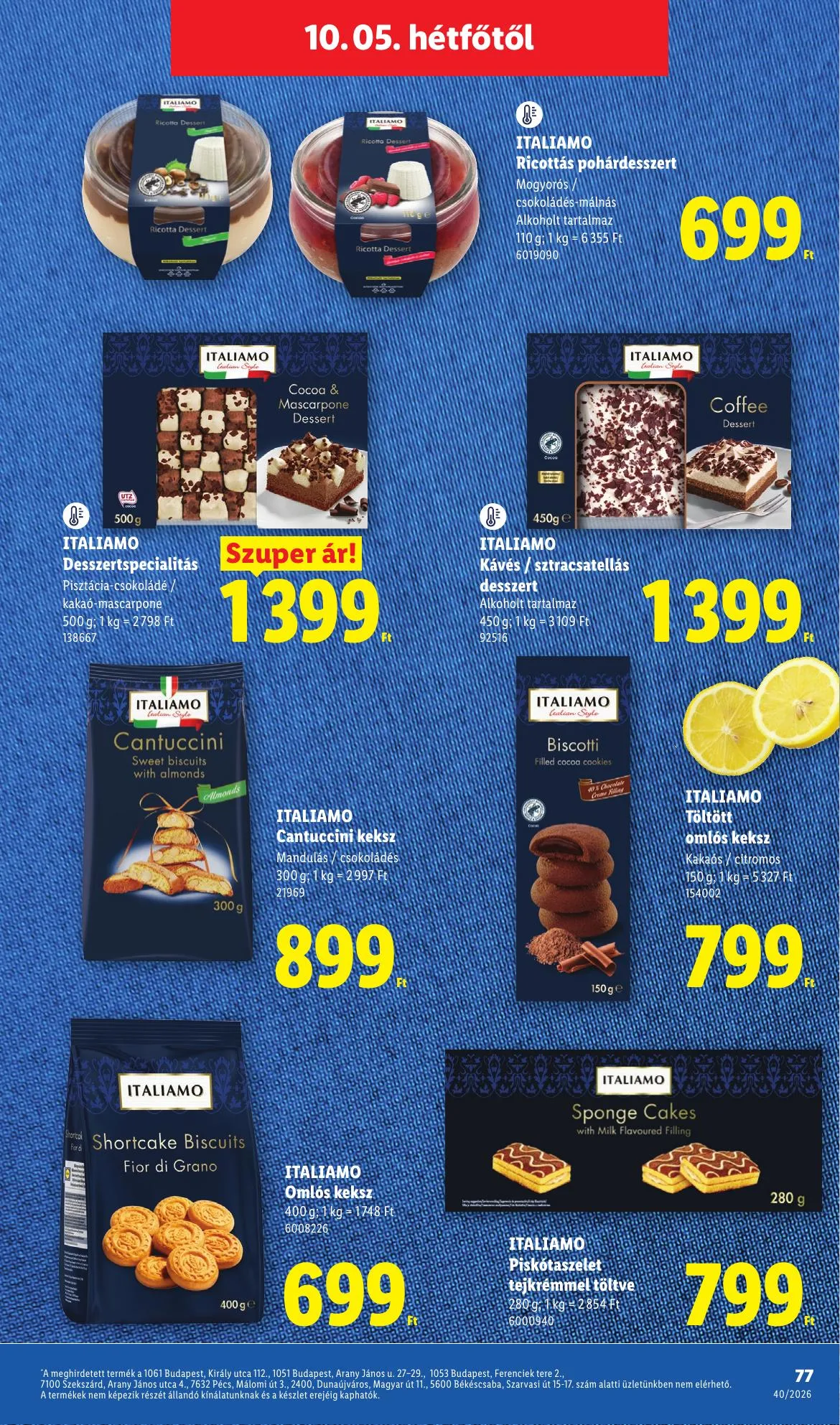 Lidl akciós újság 10.01–10.07 – 77. oldal
