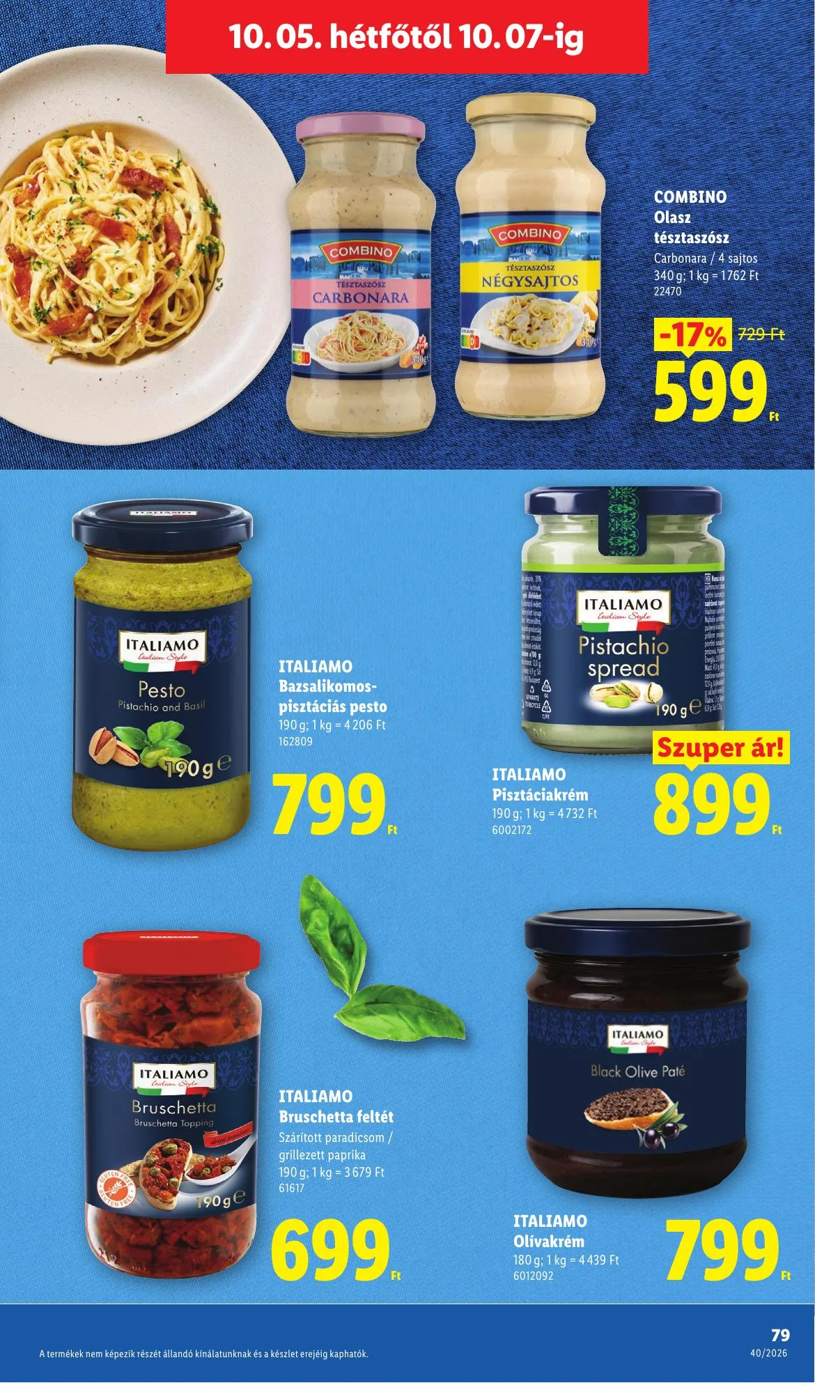 Lidl akciós újság 10.01–10.07 – 79. oldal
