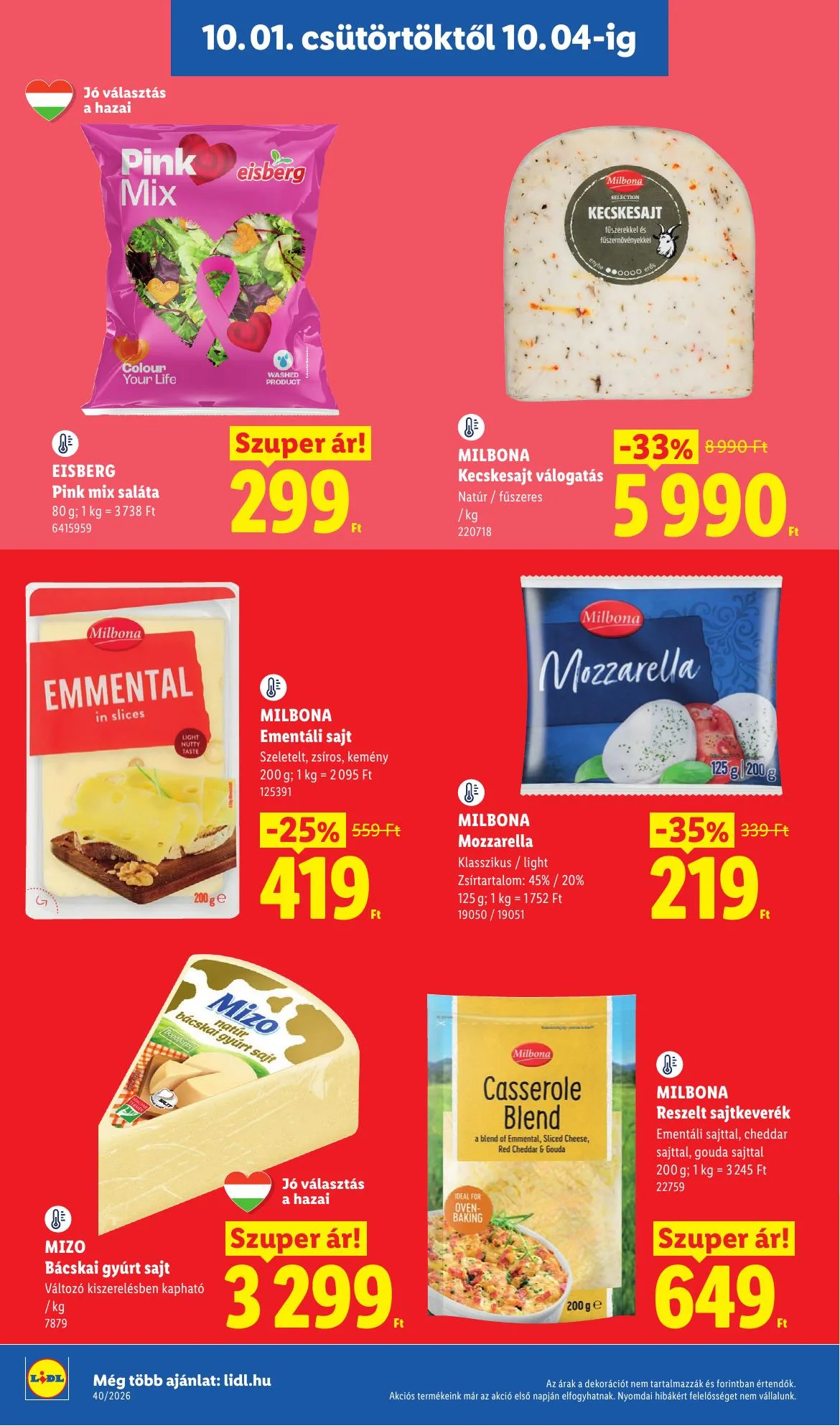 Lidl akciós újság 10.01–10.07 – 8. oldal