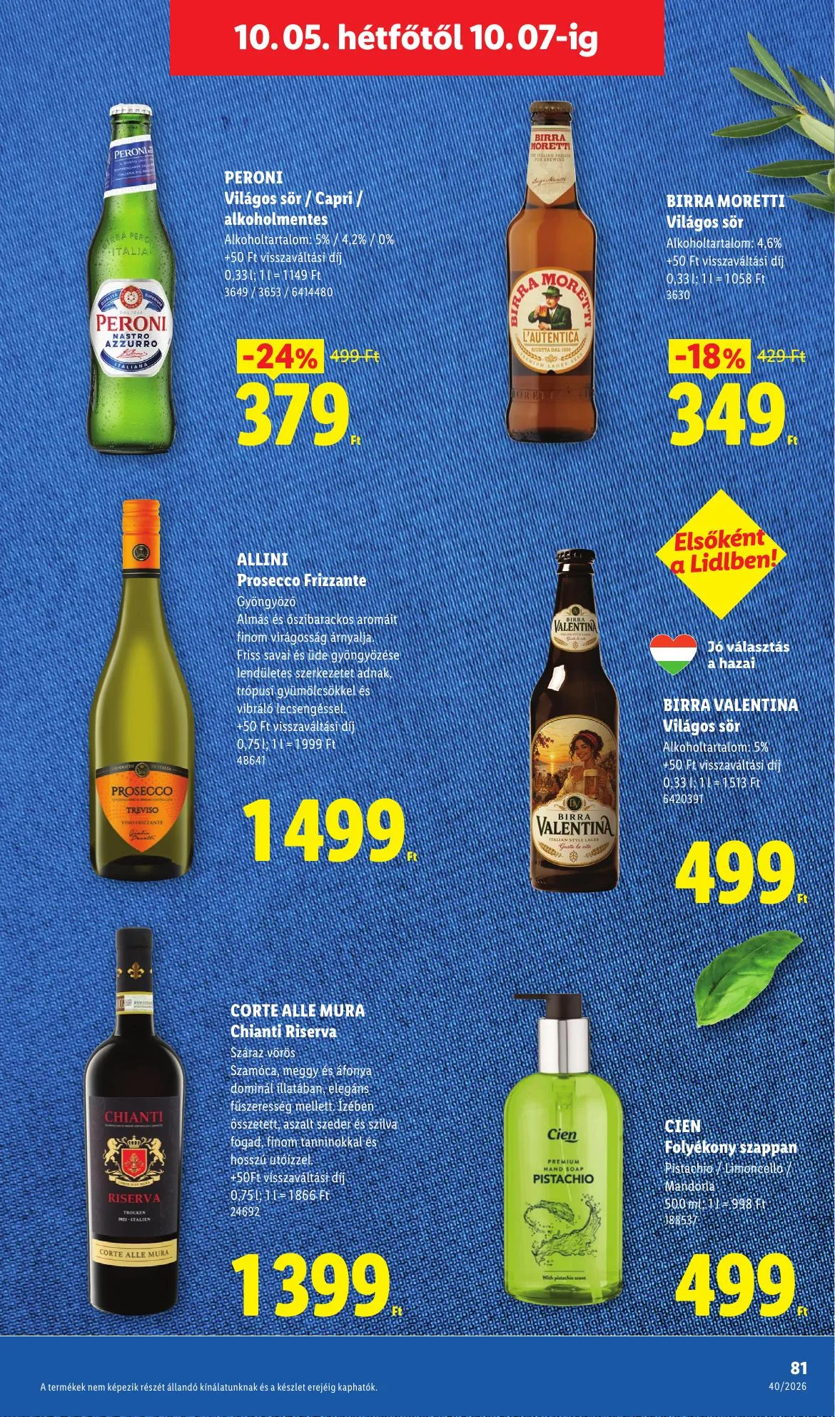 Lidl akciós újság 10.01–10.07 – 81. oldal