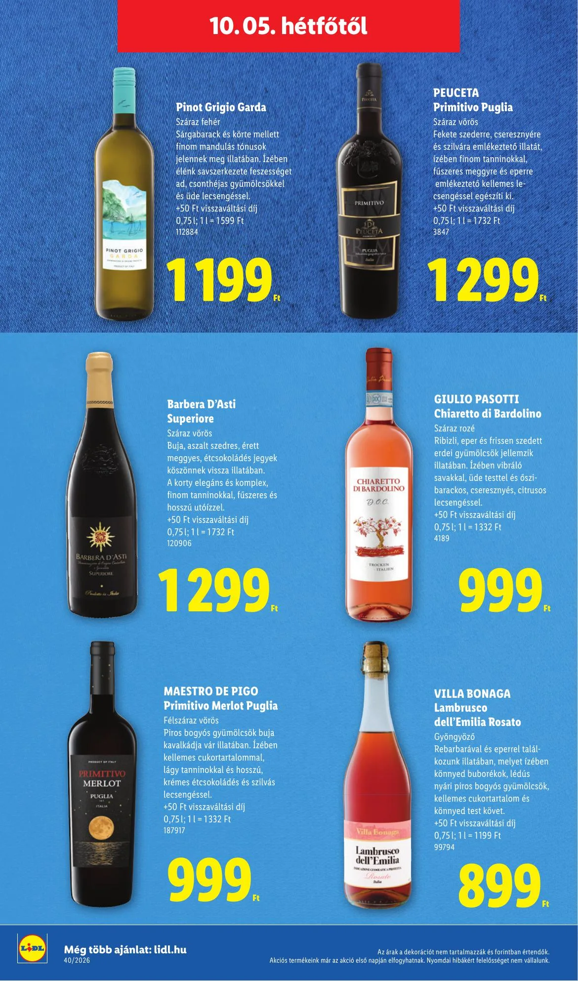 Lidl akciós újság 10.01–10.07 – 82. oldal