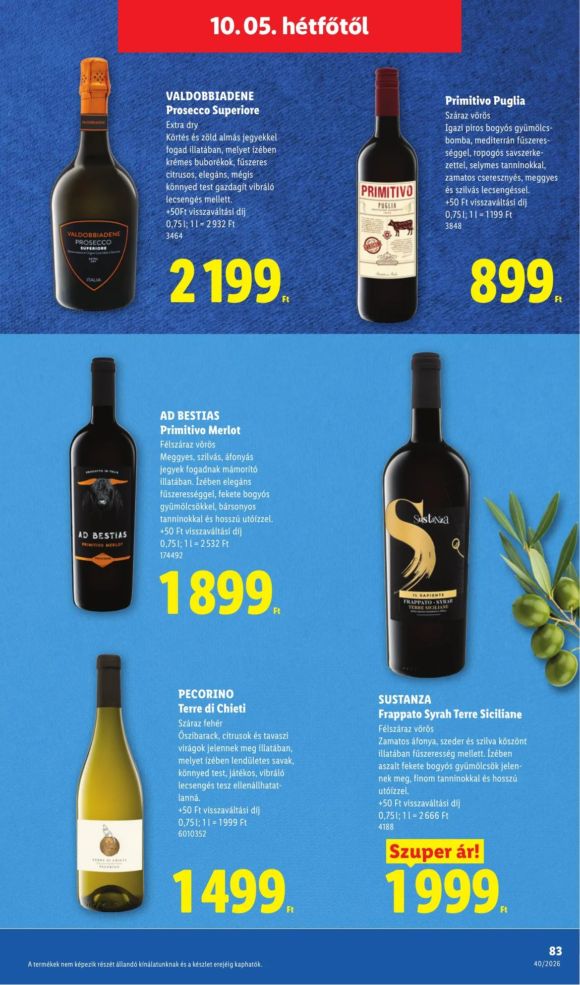 Lidl akciós újság 10.01–10.07 – 83. oldal