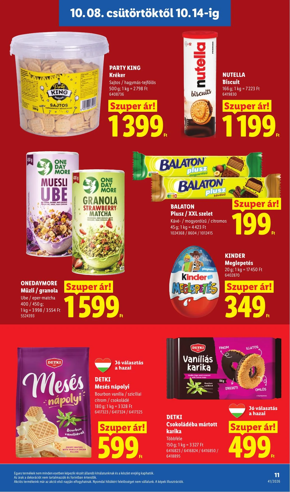 Lidl akciós újság 10.08–10.14 – 11. oldal