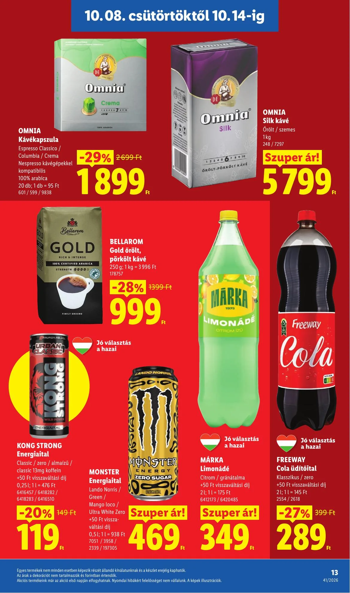 Lidl akciós újság 10.08–10.14 – 13. oldal