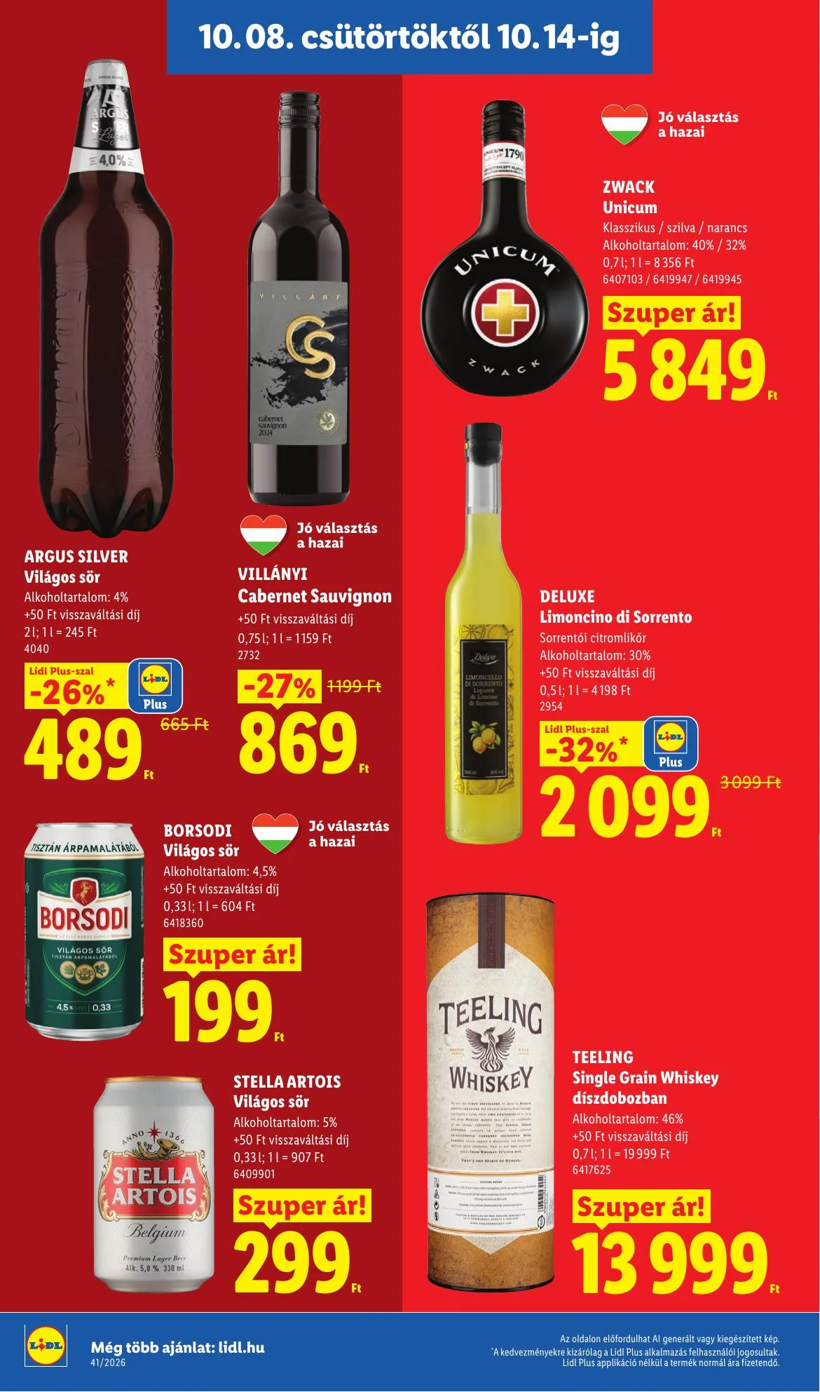 Lidl akciós újság 10.08–10.14 – 14. oldal