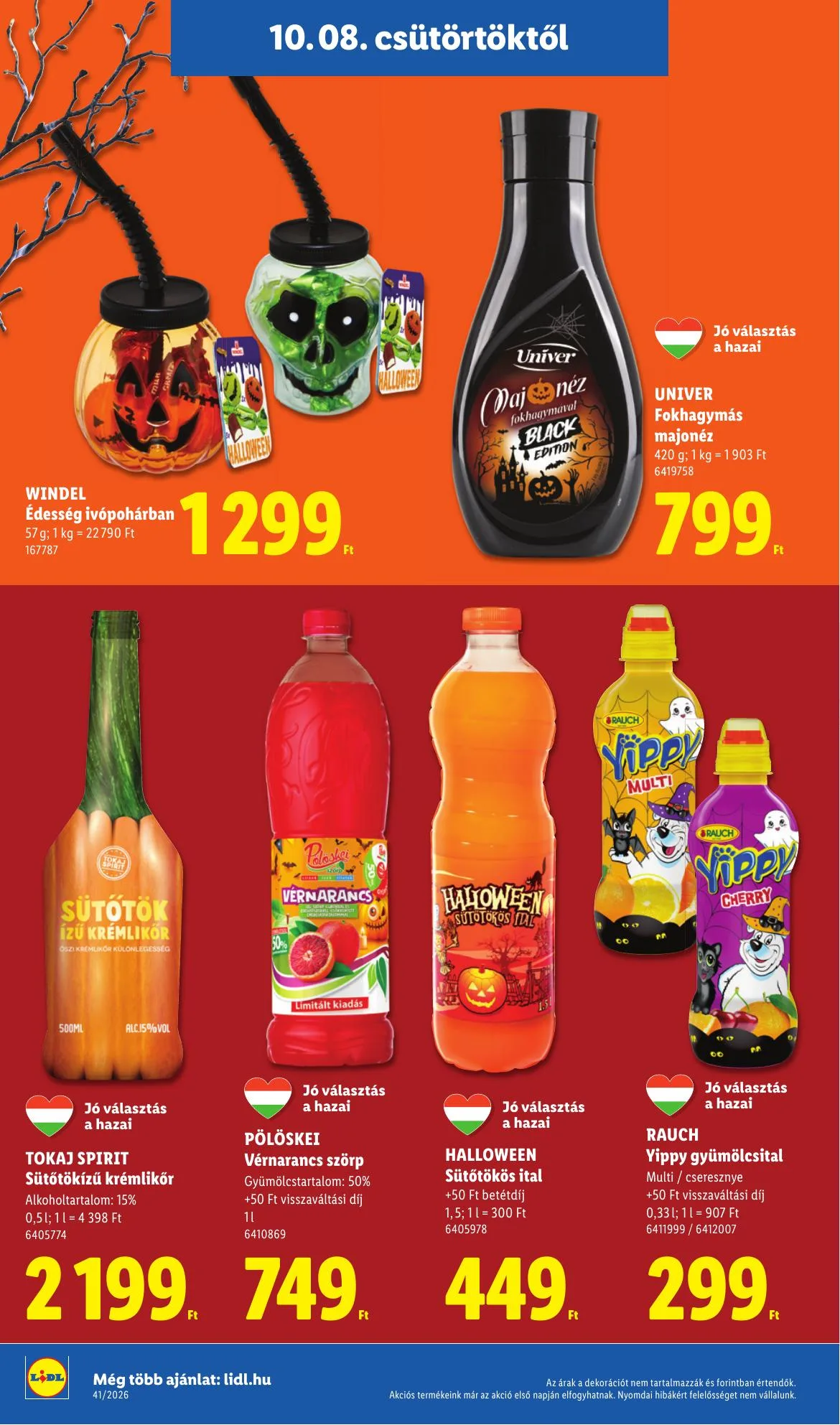 Lidl akciós újság 10.08–10.14 – 32. oldal