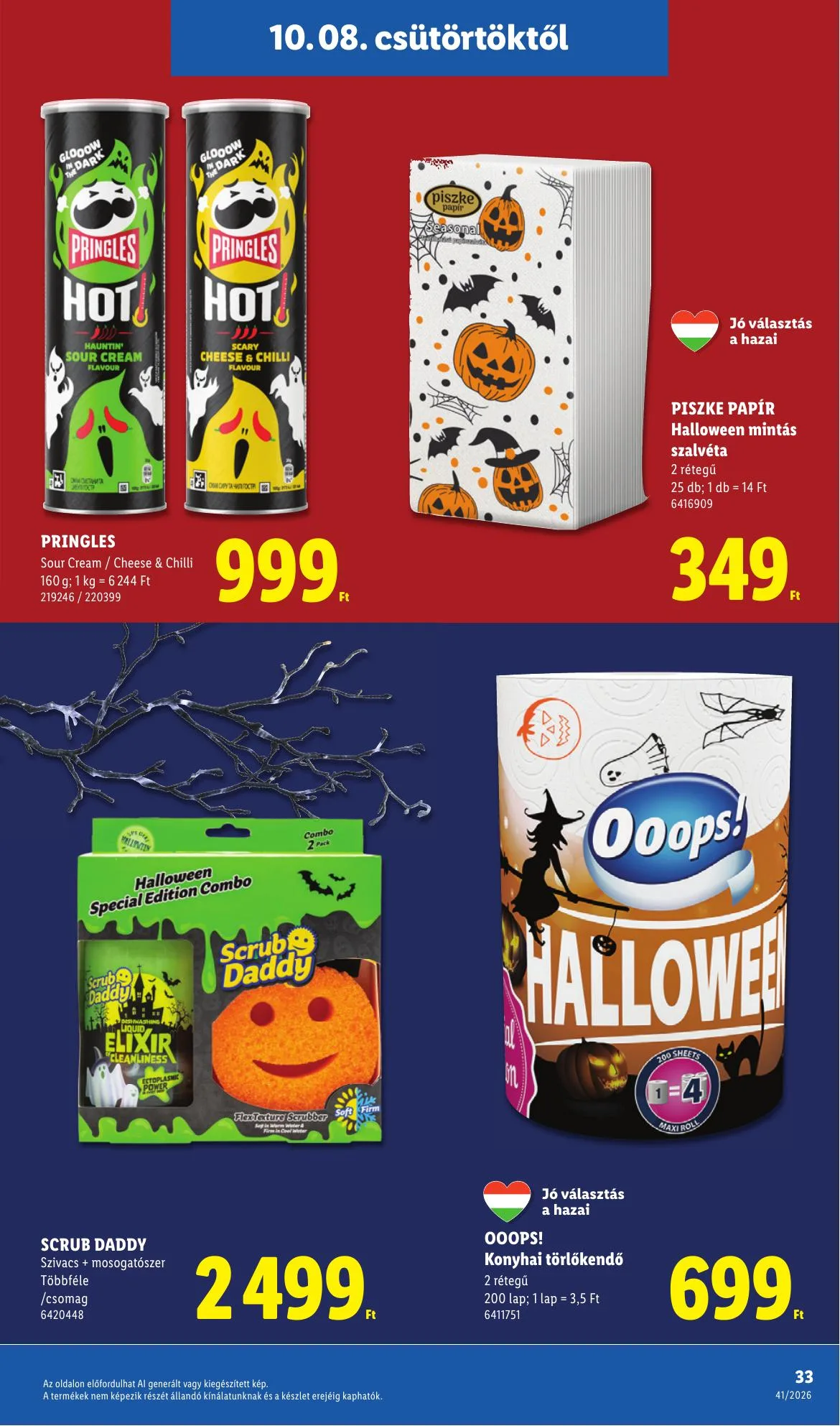 Lidl akciós újság 10.08–10.14 – 33. oldal
