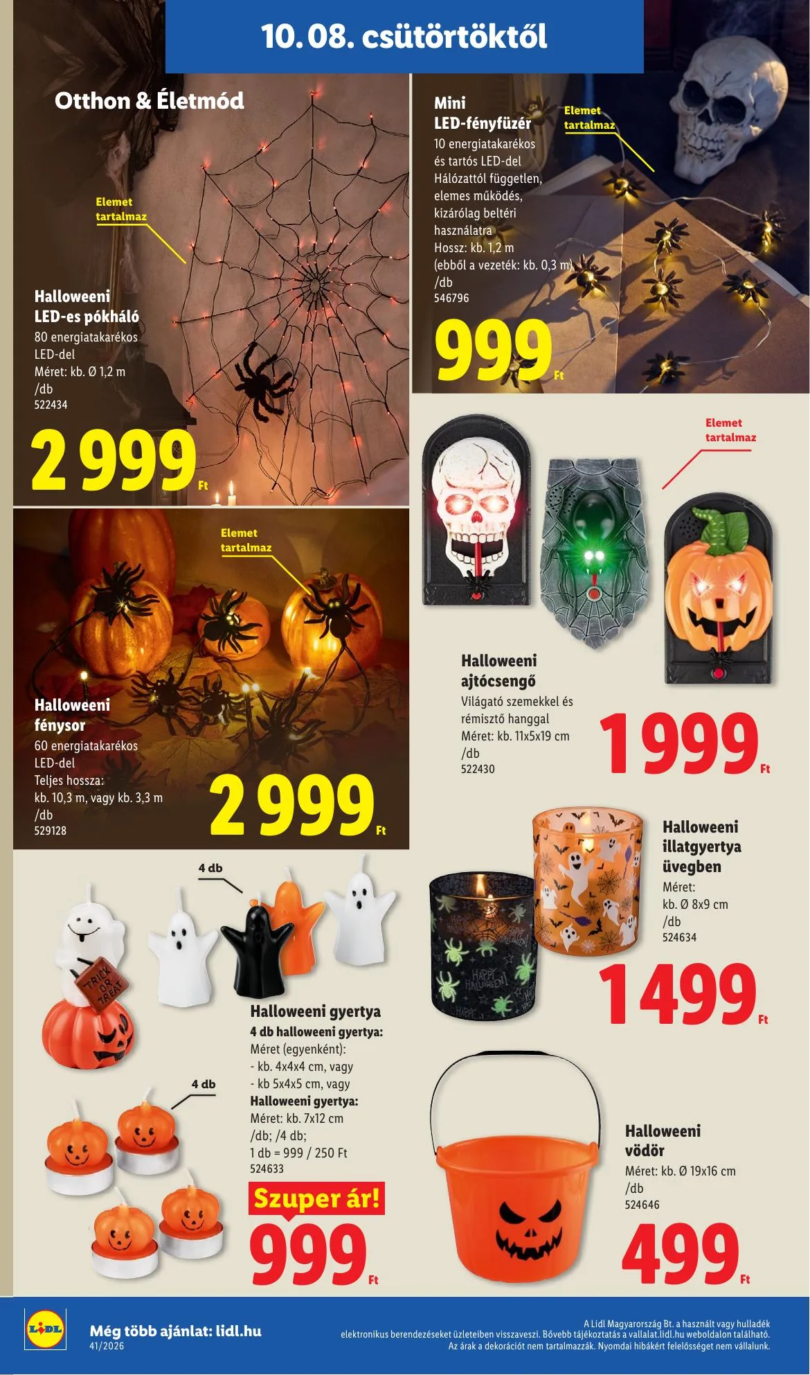 Lidl akciós újság 10.08–10.14 – 38. oldal