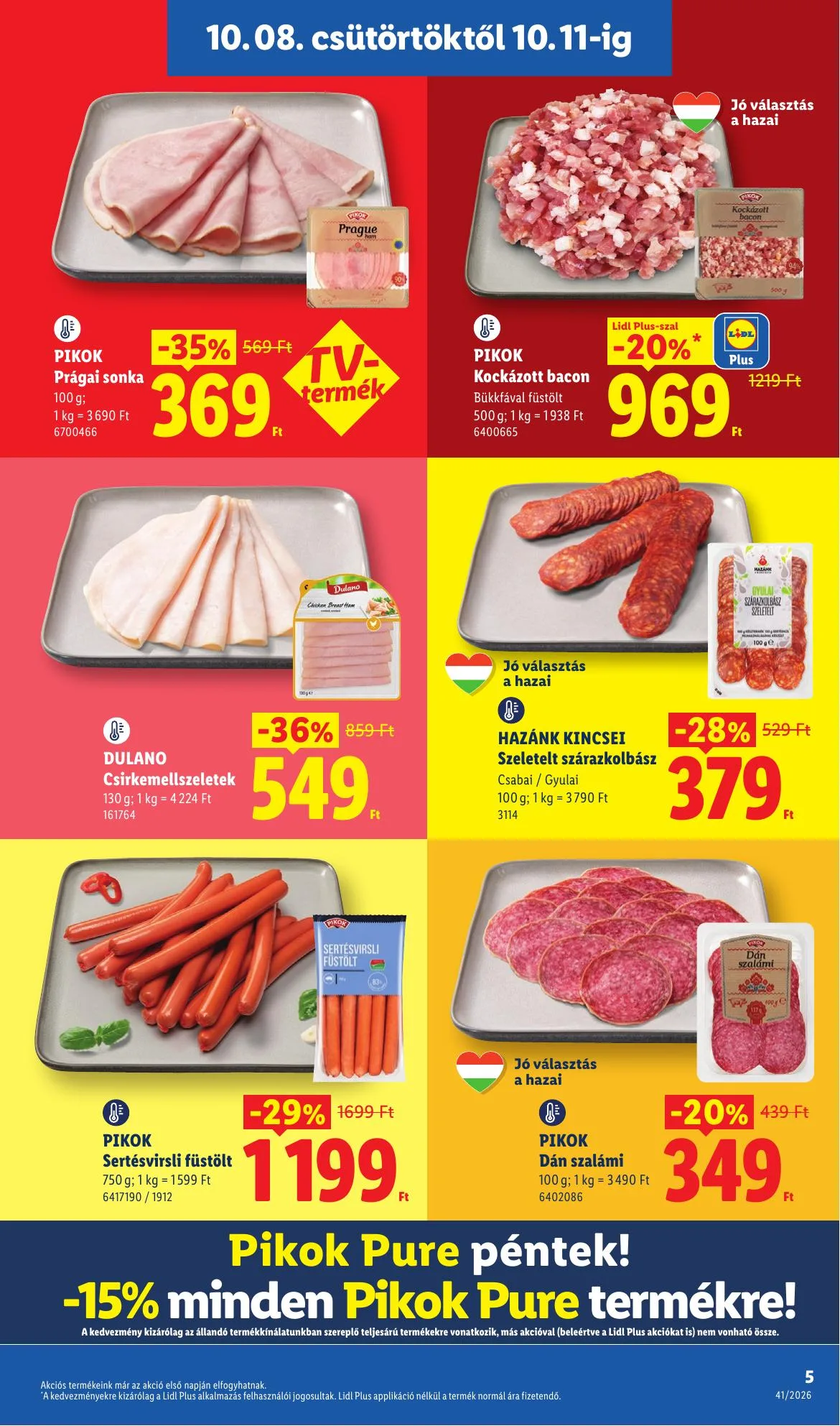 Lidl akciós újság 10.08–10.14 – 5. oldal