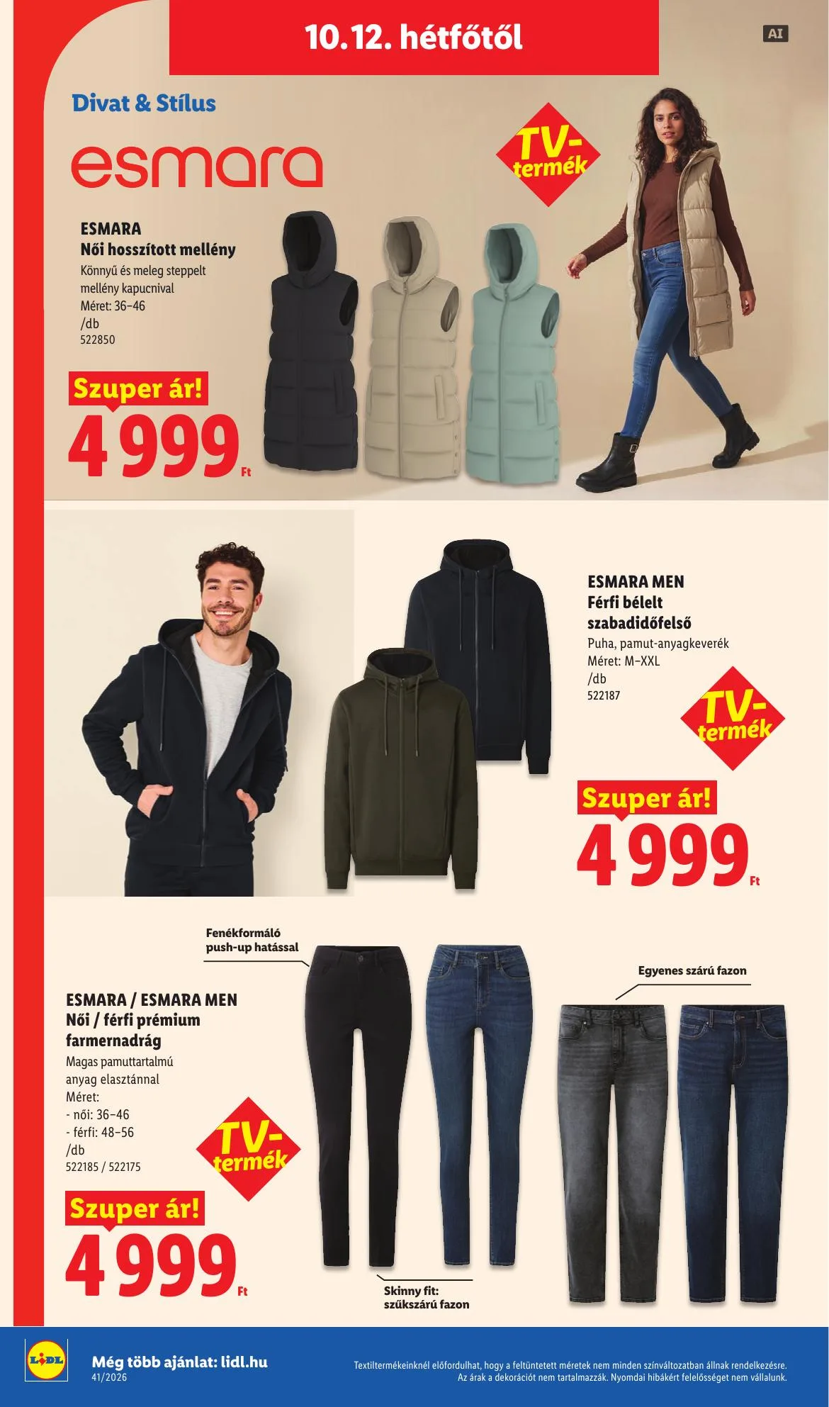 Lidl akciós újság 10.08–10.14 – 58. oldal
