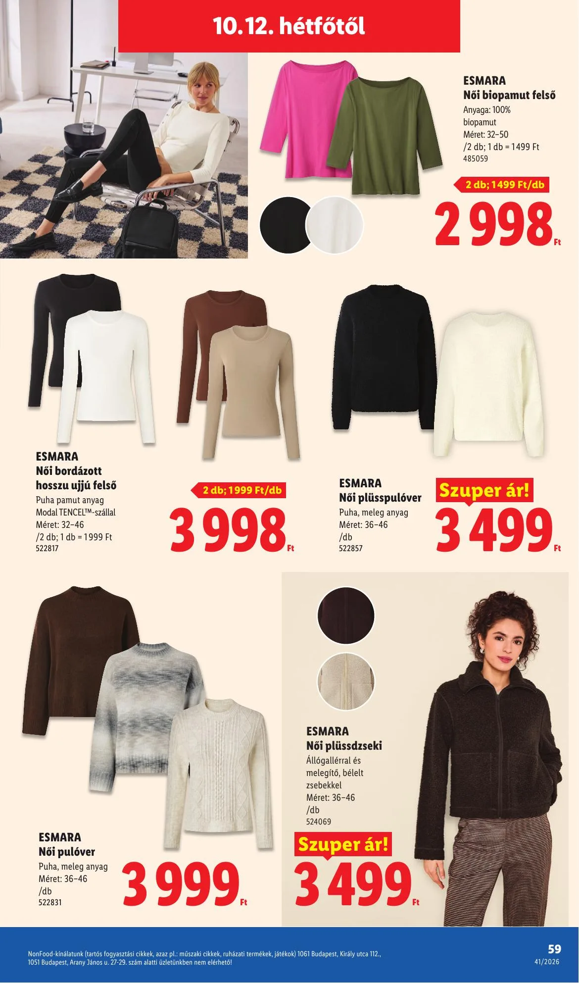 Lidl akciós újság 10.08–10.14 – 59. oldal