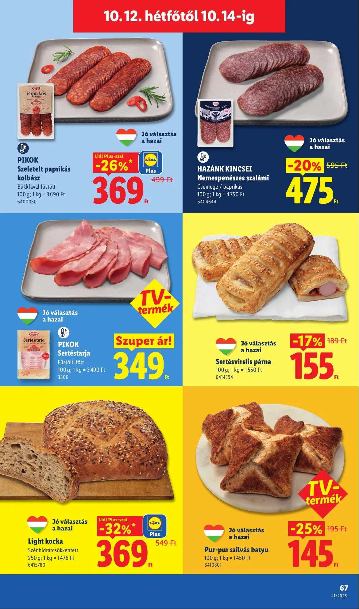 Lidl akciós újság 10.08–10.14 – 67. oldal
