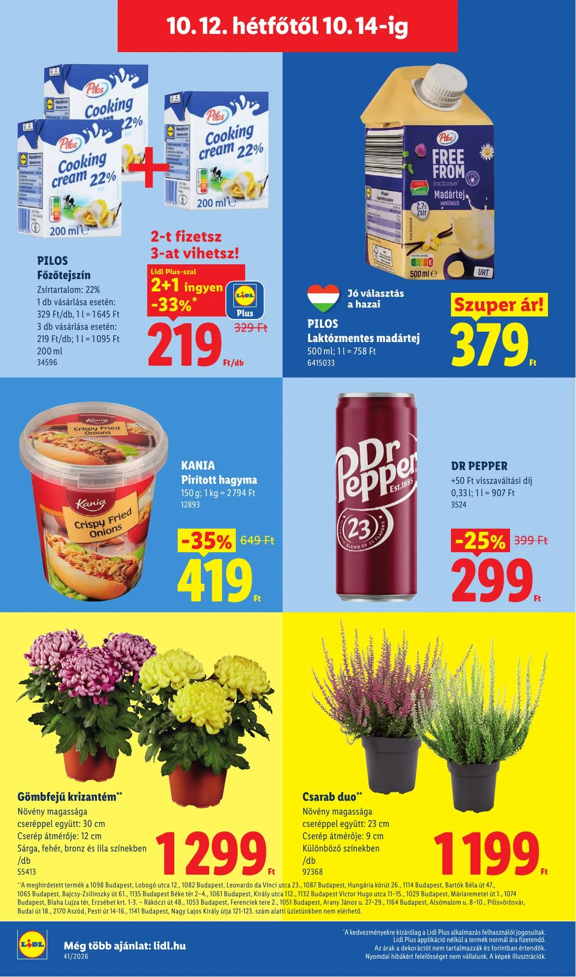 Lidl akciós újság 10.08–10.14 – 70. oldal