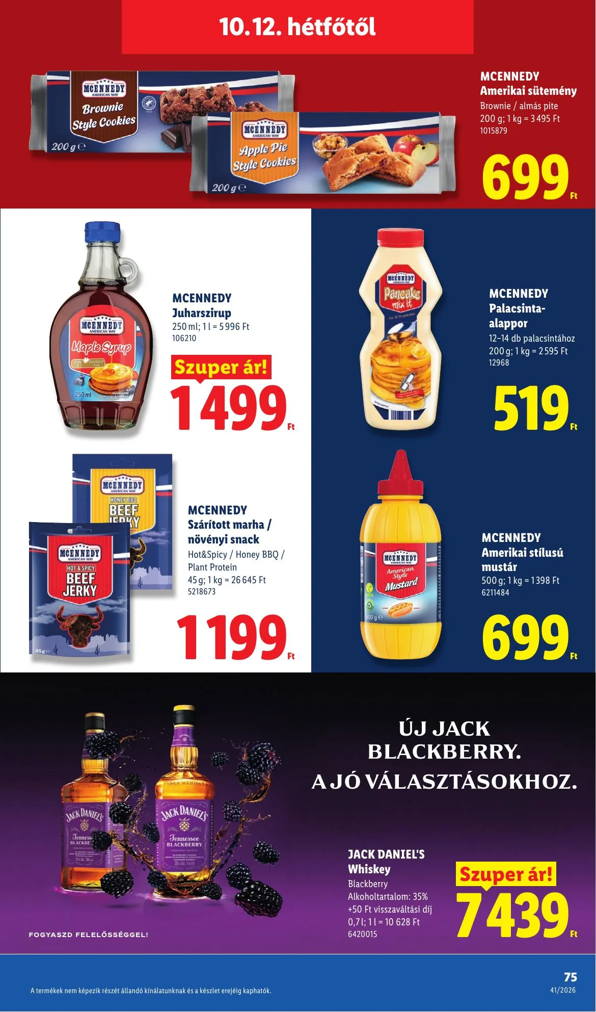 Lidl akciós újság 10.08–10.14 – 75. oldal