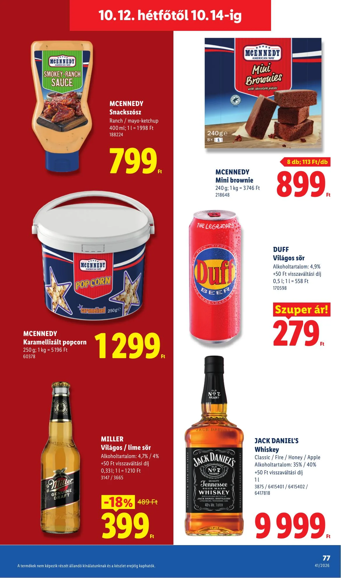 Lidl akciós újság 10.08–10.14 – 77. oldal