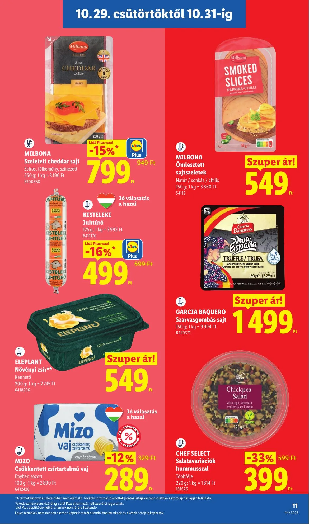 Lidl akciós újság 10.29–11.04 – 11. oldal