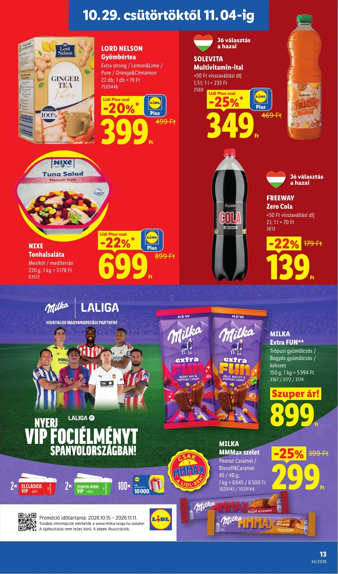 Lidl akciós újság 10.29–11.04 – 13. oldal