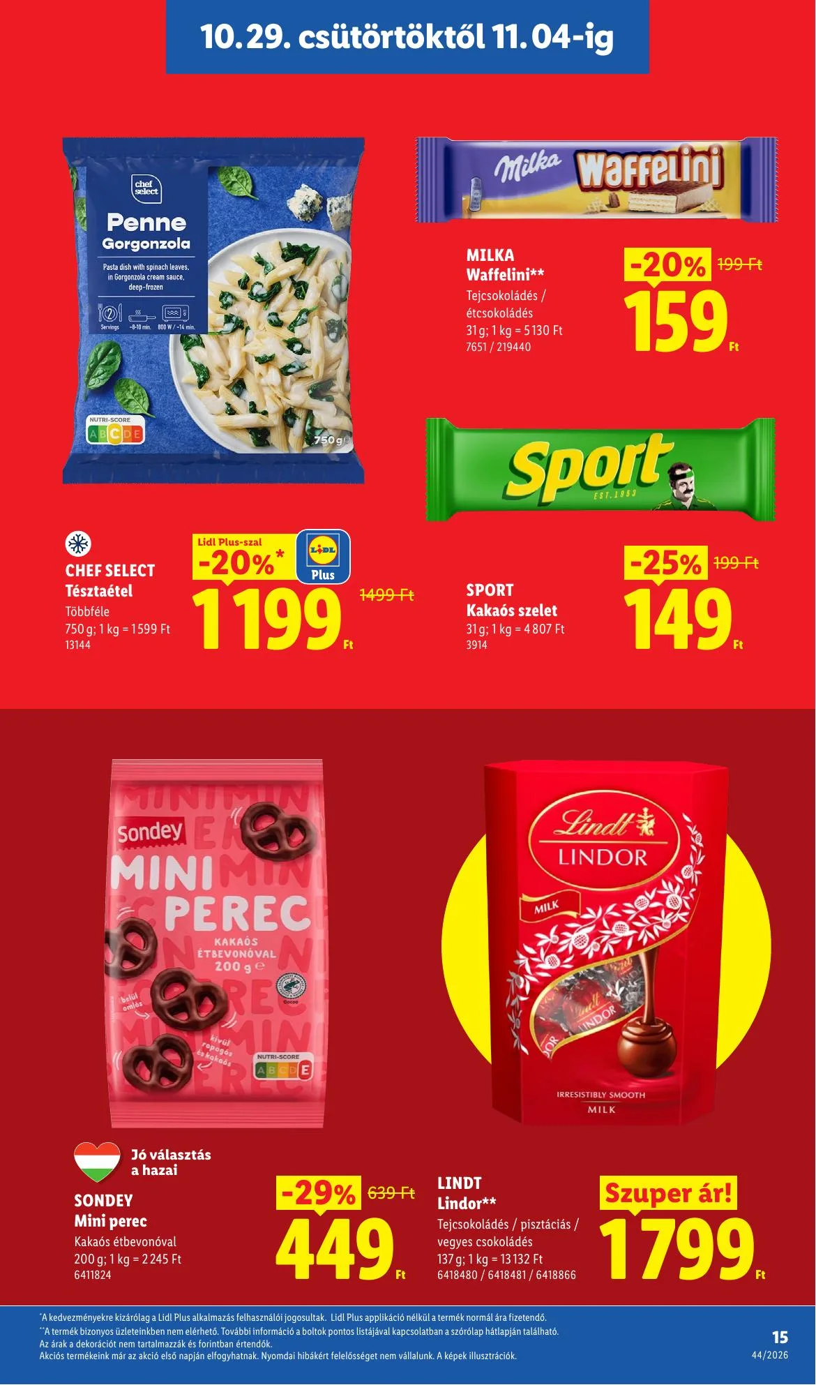 Lidl akciós újság 10.29–11.04 – 15. oldal