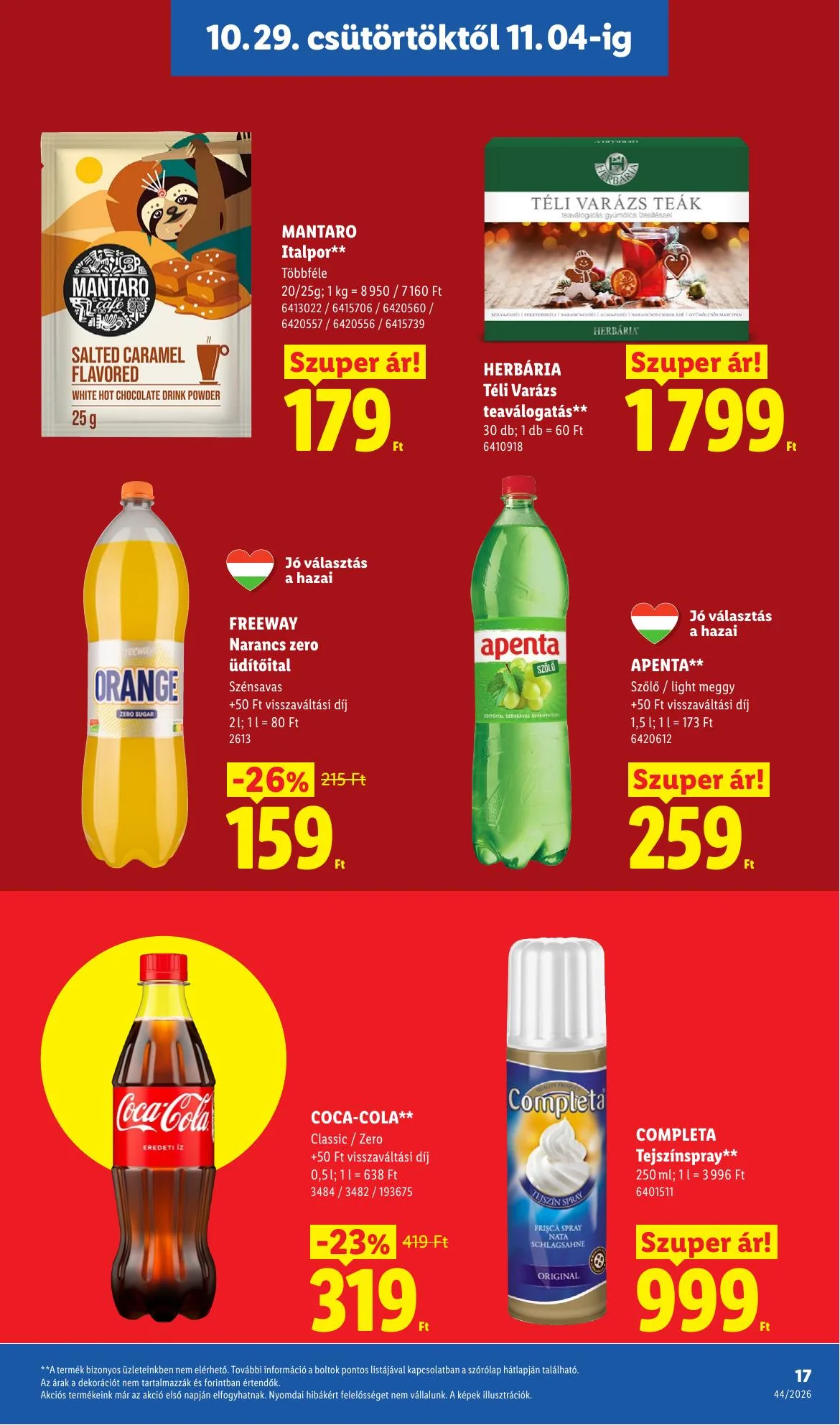 Lidl akciós újság 10.29–11.04 – 17. oldal