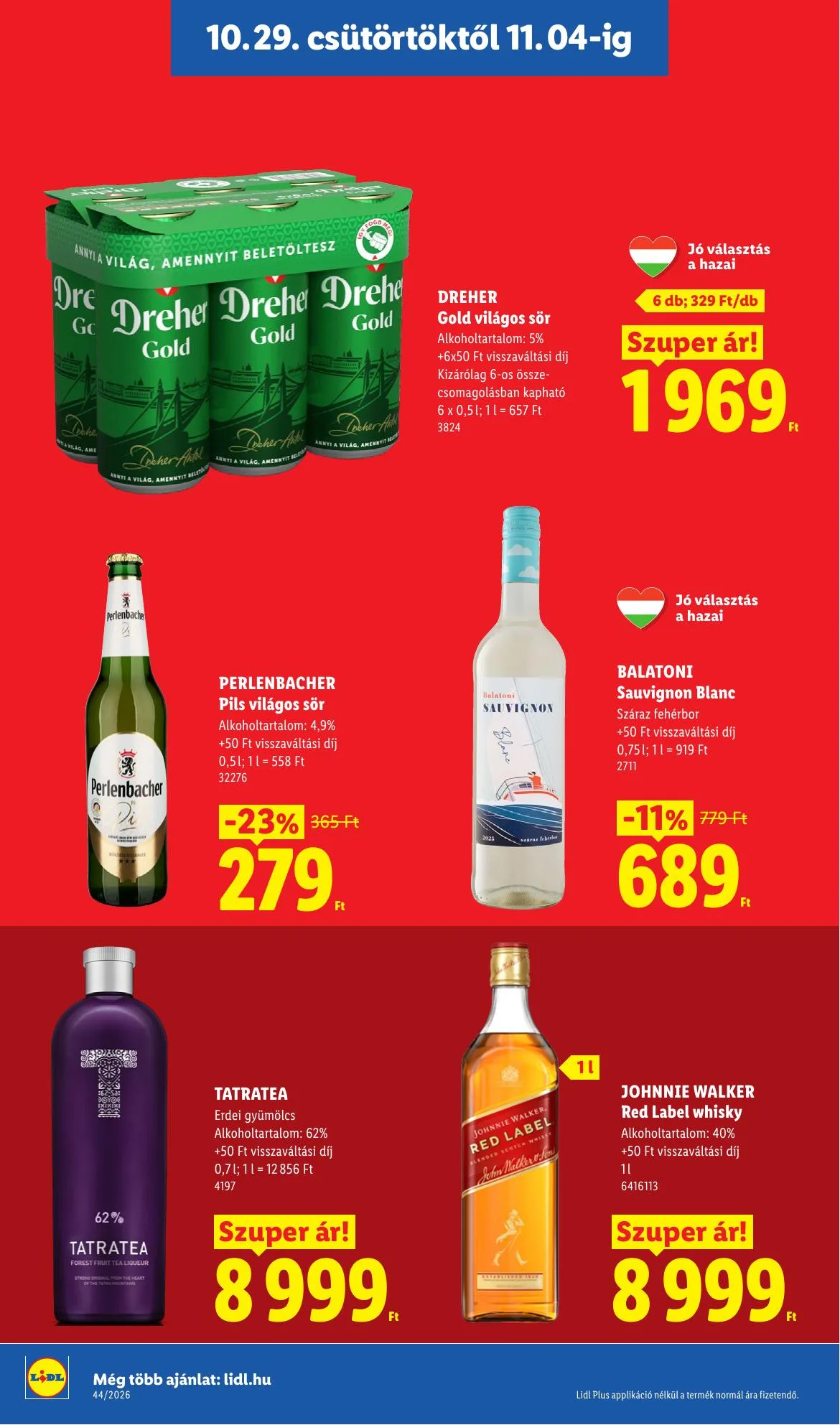 Lidl akciós újság 10.29–11.04 – 18. oldal