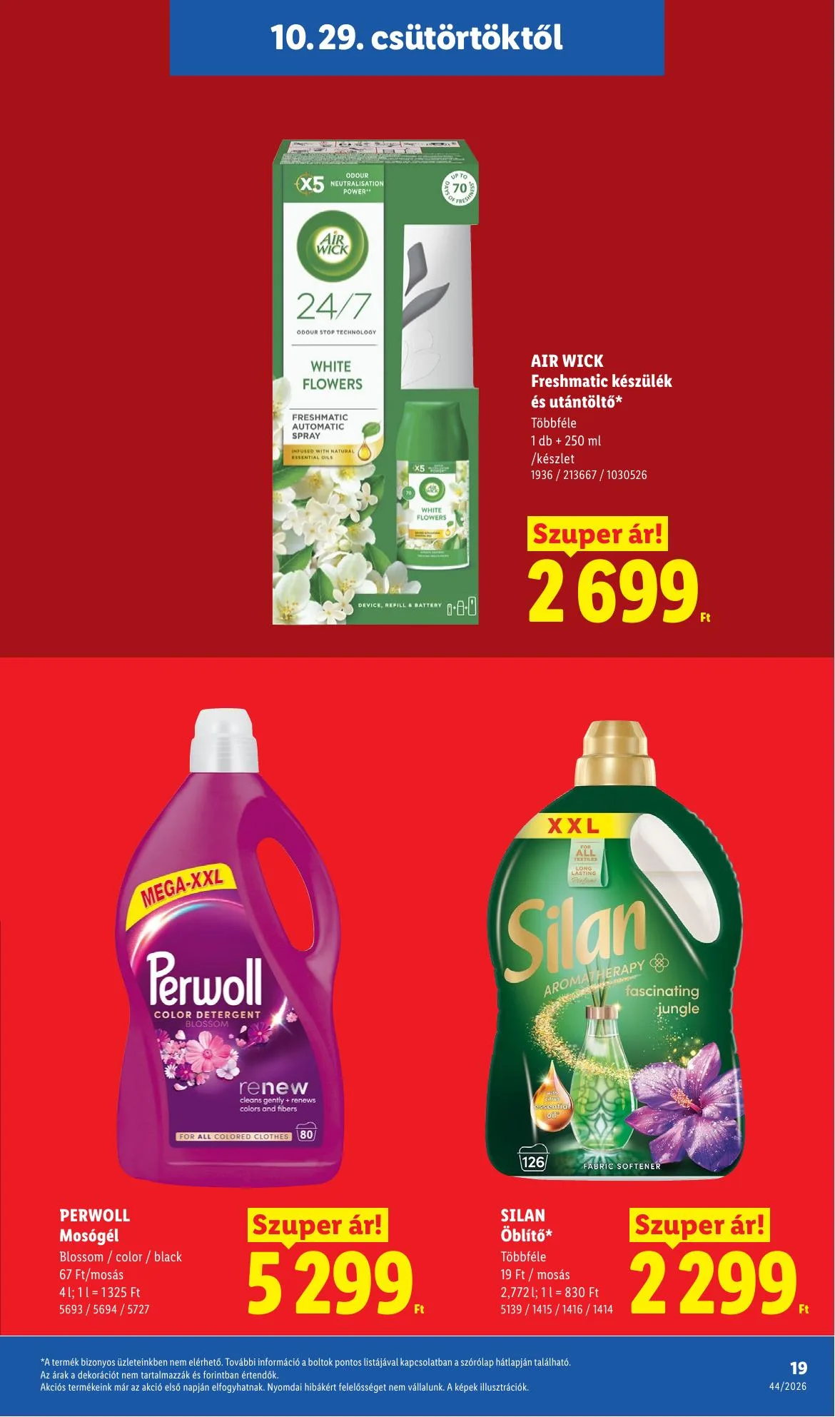 Lidl akciós újság 10.29–11.04 – 19. oldal