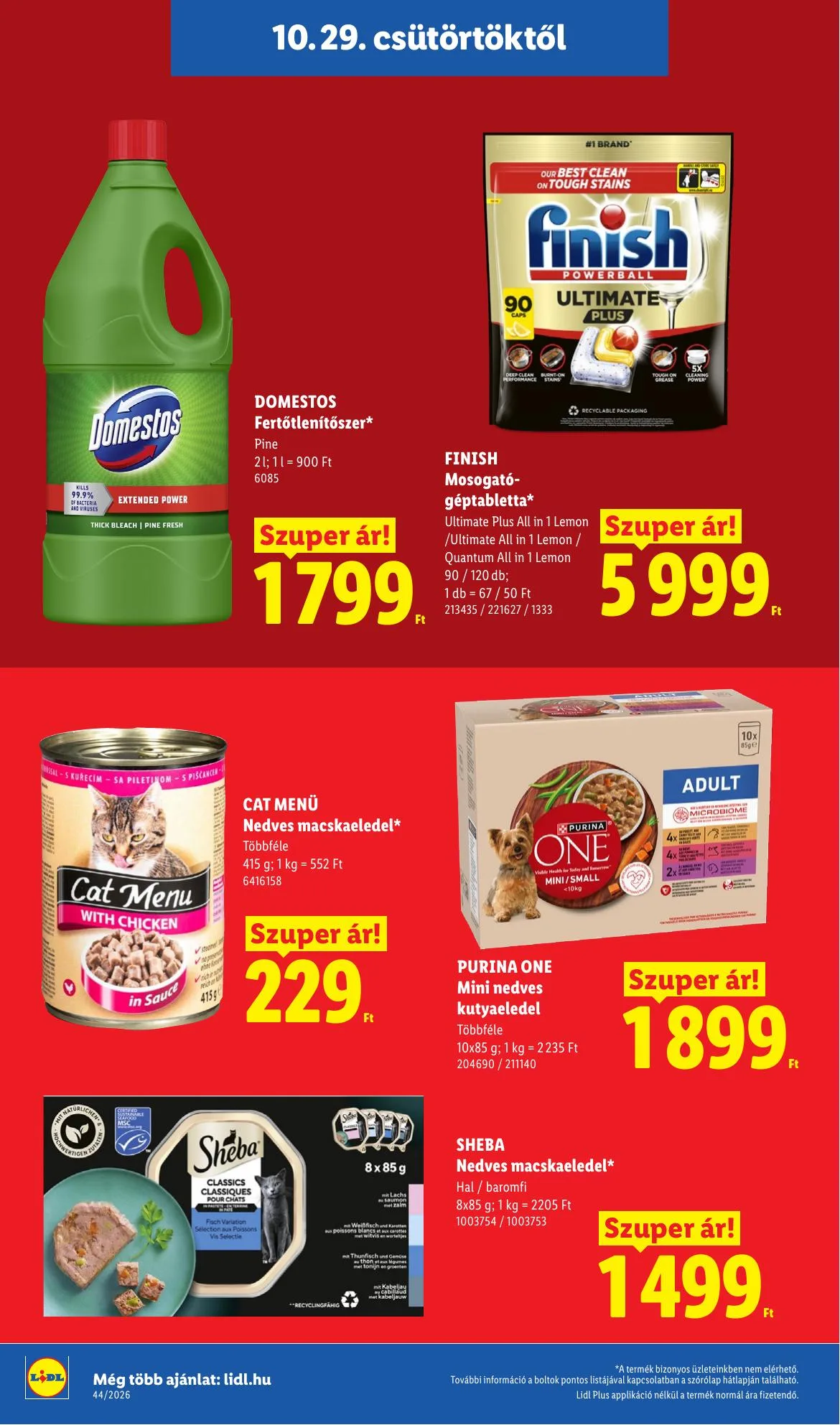 Lidl akciós újság 10.29–11.04 – 20. oldal