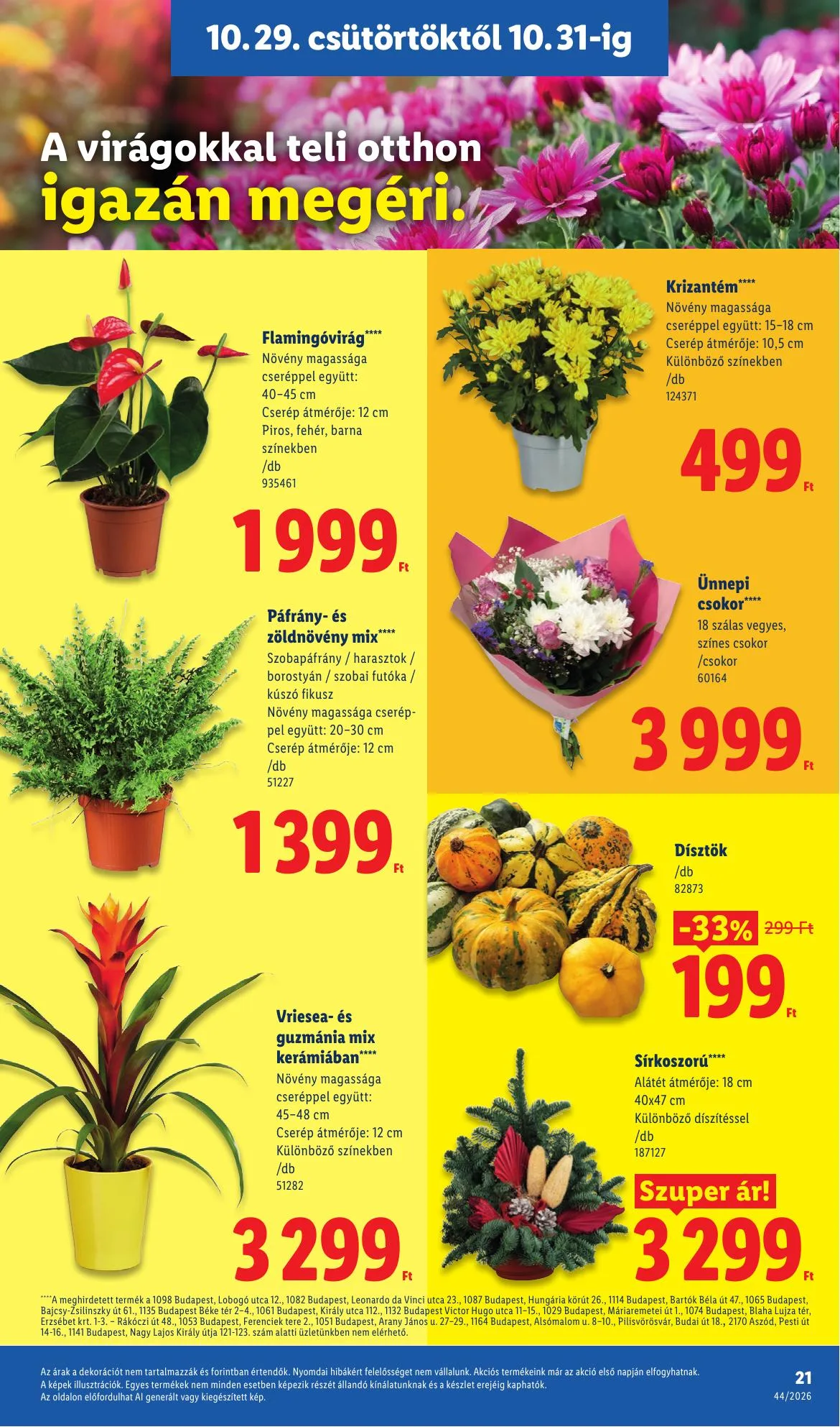 Lidl akciós újság 10.29–11.04 – 21. oldal