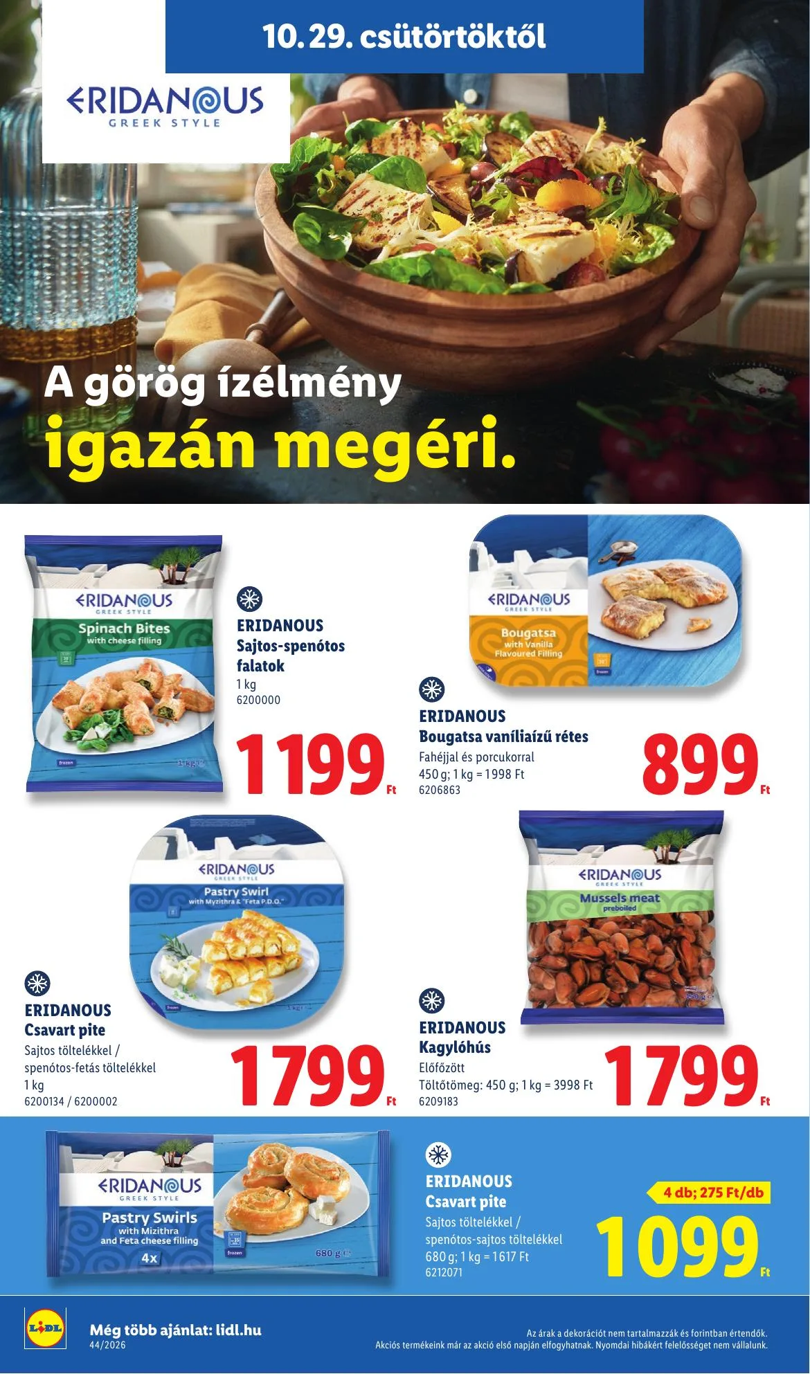 Lidl akciós újság 10.29–11.04 – 22. oldal