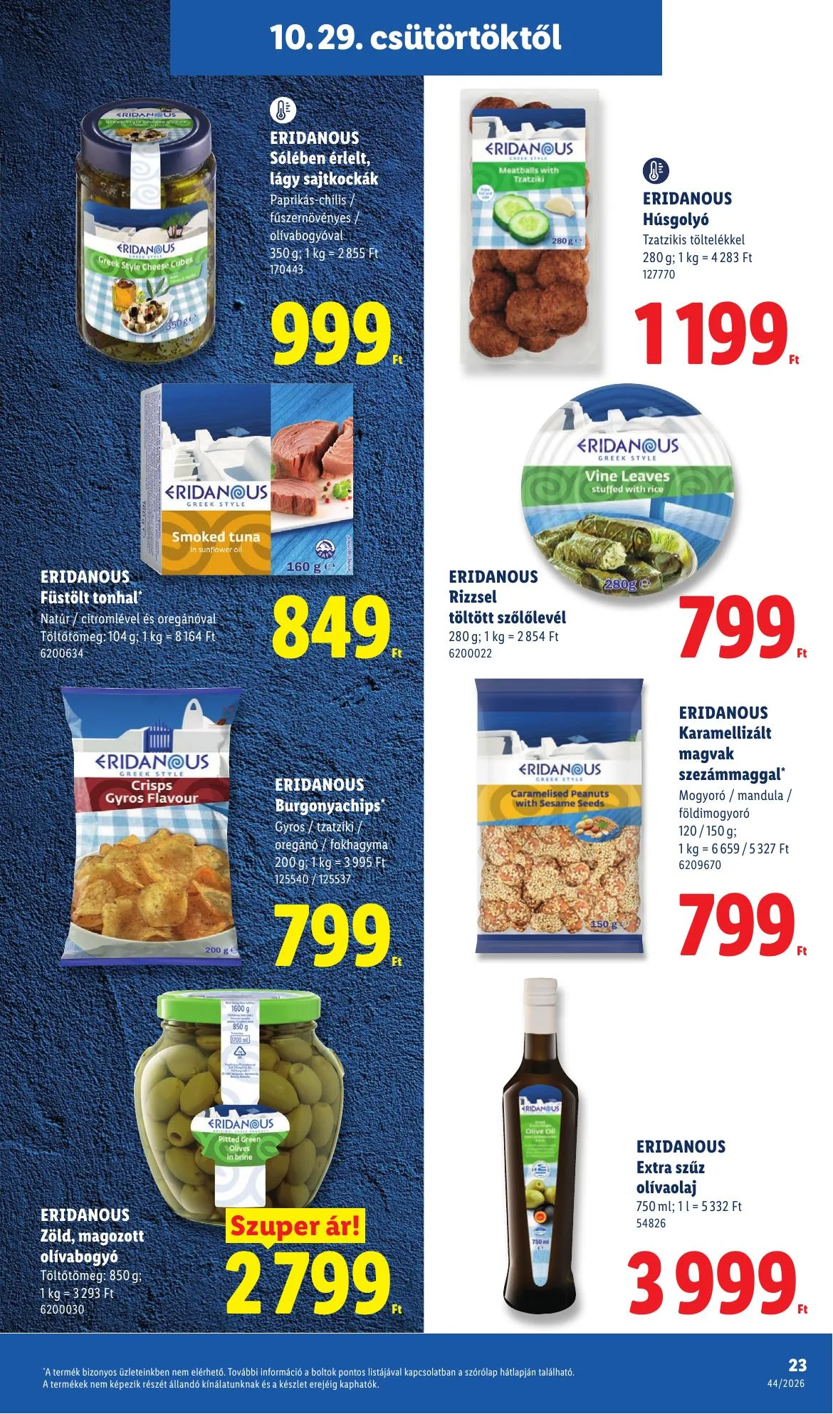 Lidl akciós újság 10.29–11.04 – 23. oldal