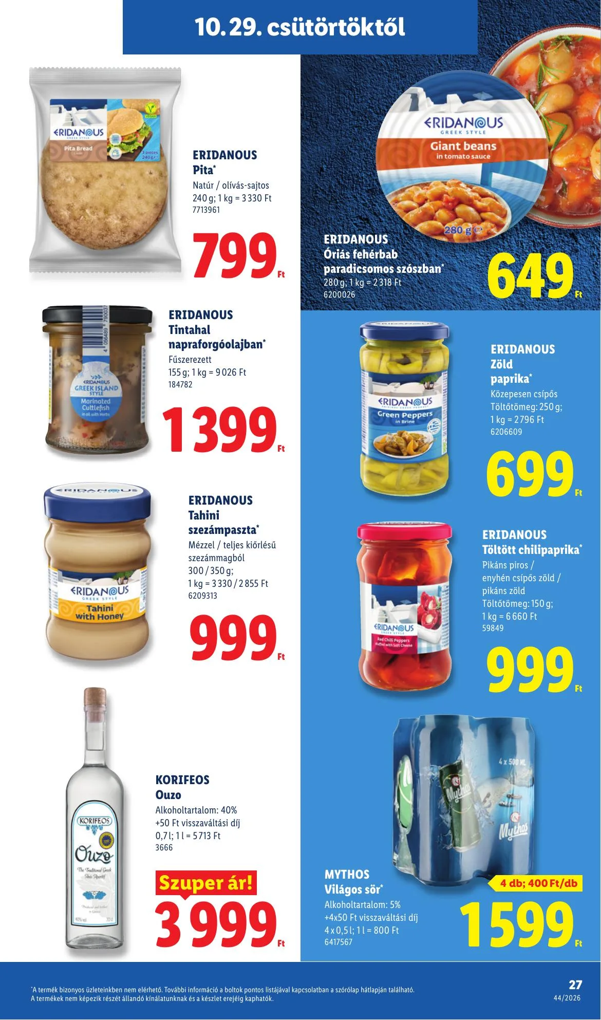 Lidl akciós újság 10.29–11.04 – 27. oldal