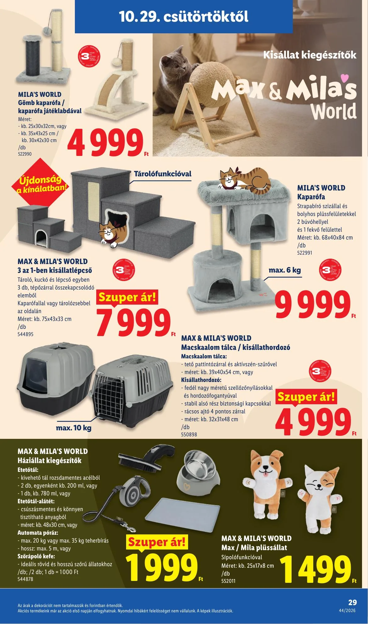 Lidl akciós újság 10.29–11.04 – 29. oldal