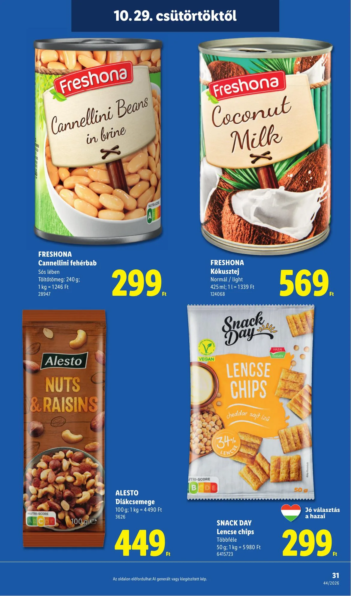 Lidl akciós újság 10.29–11.04 – 31. oldal