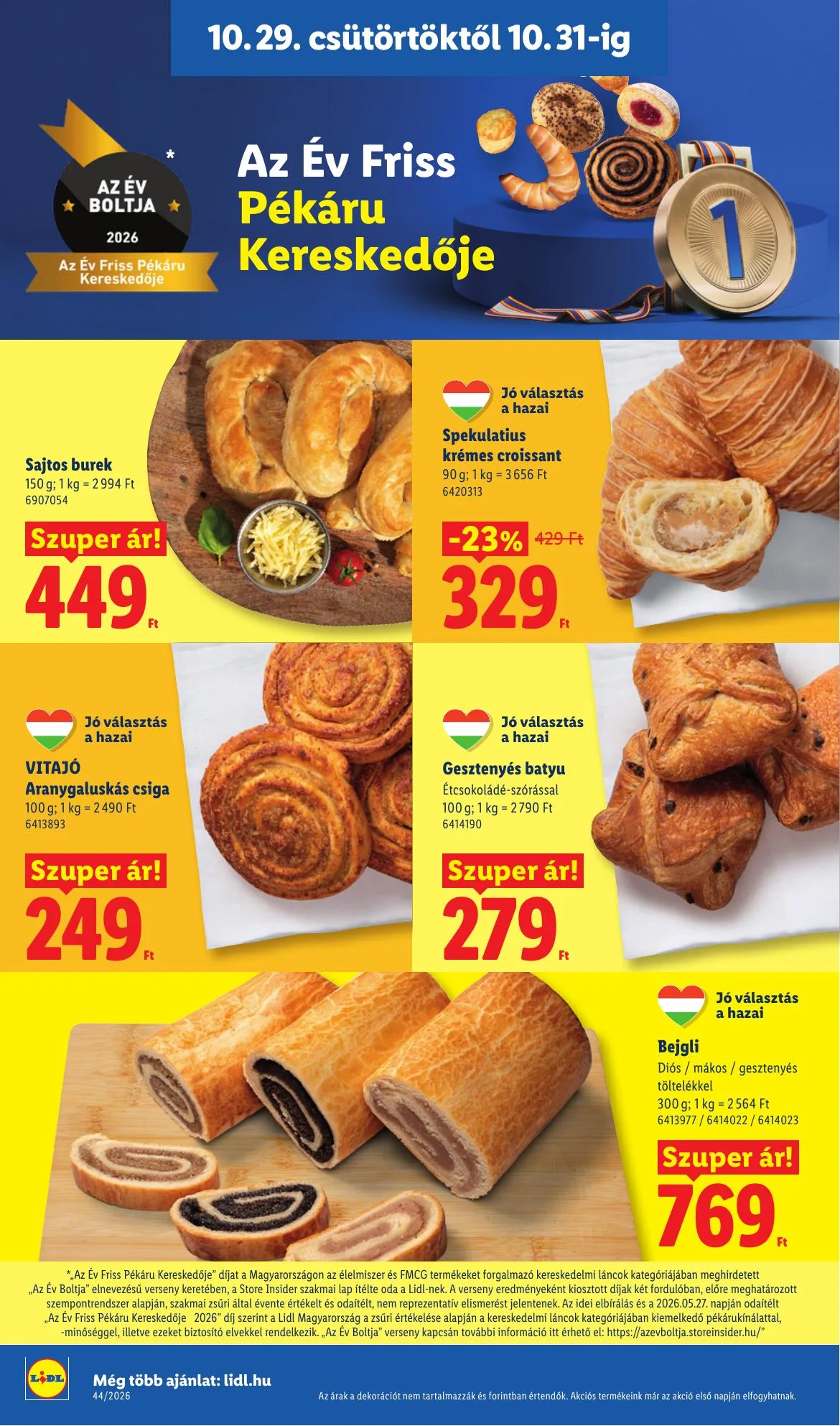 Lidl akciós újság 10.29–11.04 – 4. oldal