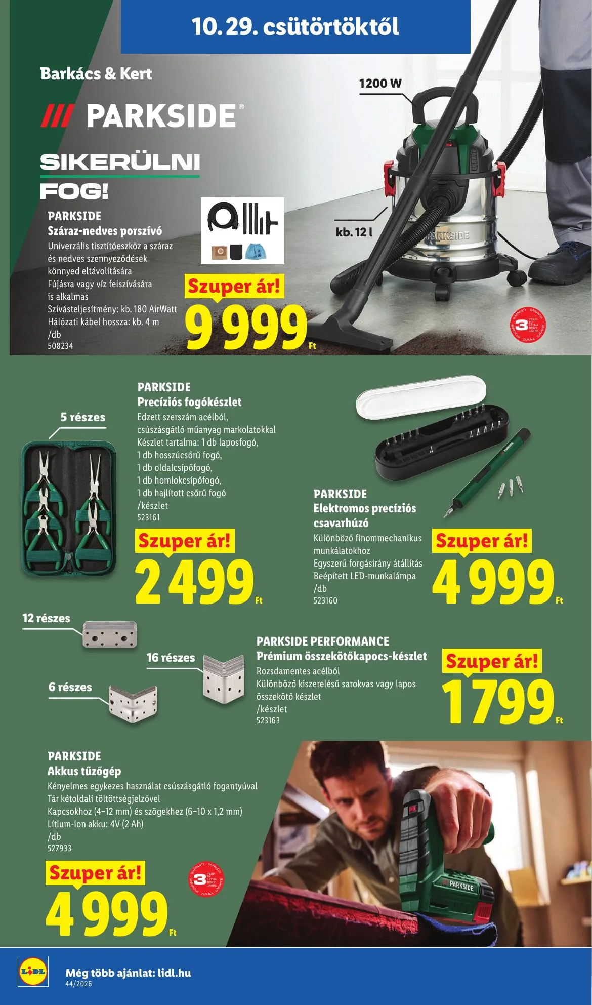Lidl akciós újság 10.29–11.04 – 40. oldal