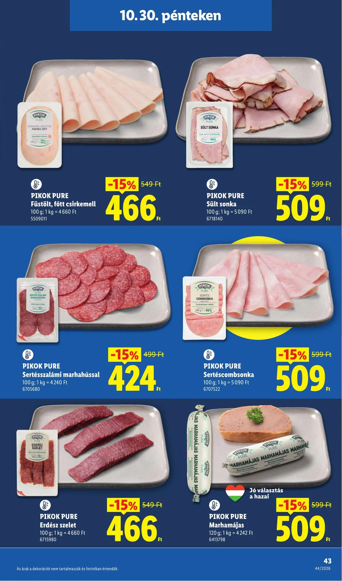 Lidl akciós újság 10.29–11.04 – 43. oldal